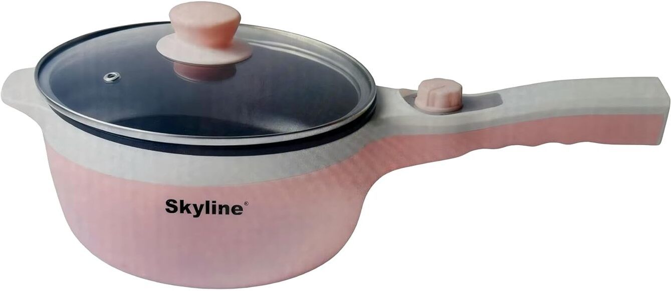 Stainless Steel Electric Multi Cooking Pan Vtl-2040(Outer Lid,Plastic),1.5 Liter Round Electric Pan