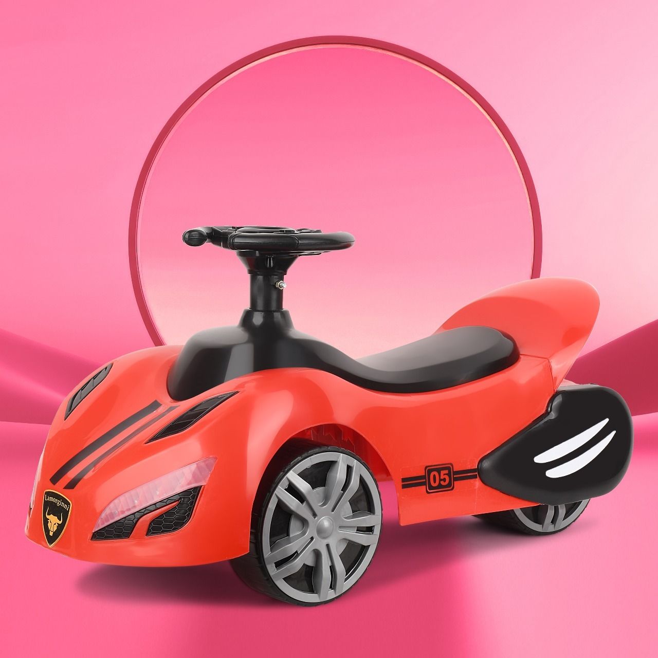 bravetot Kids Ride On Car|Baby Push Car with Steering & Smooth Wheels|In & Out Door Play Rideons & Wagons Non Battery Operated Ride On-picture-12