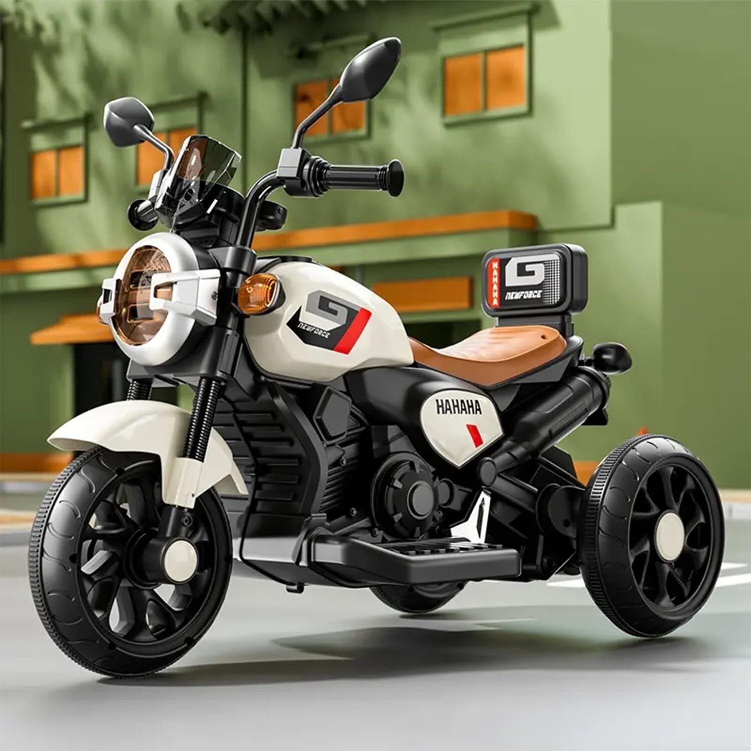 kidscruser Ride Electric Bike for Kids | 6V Battery, MP3 Player, USB, Bluetooth, LED Lights Bike Battery Operated Ride On-picture-5