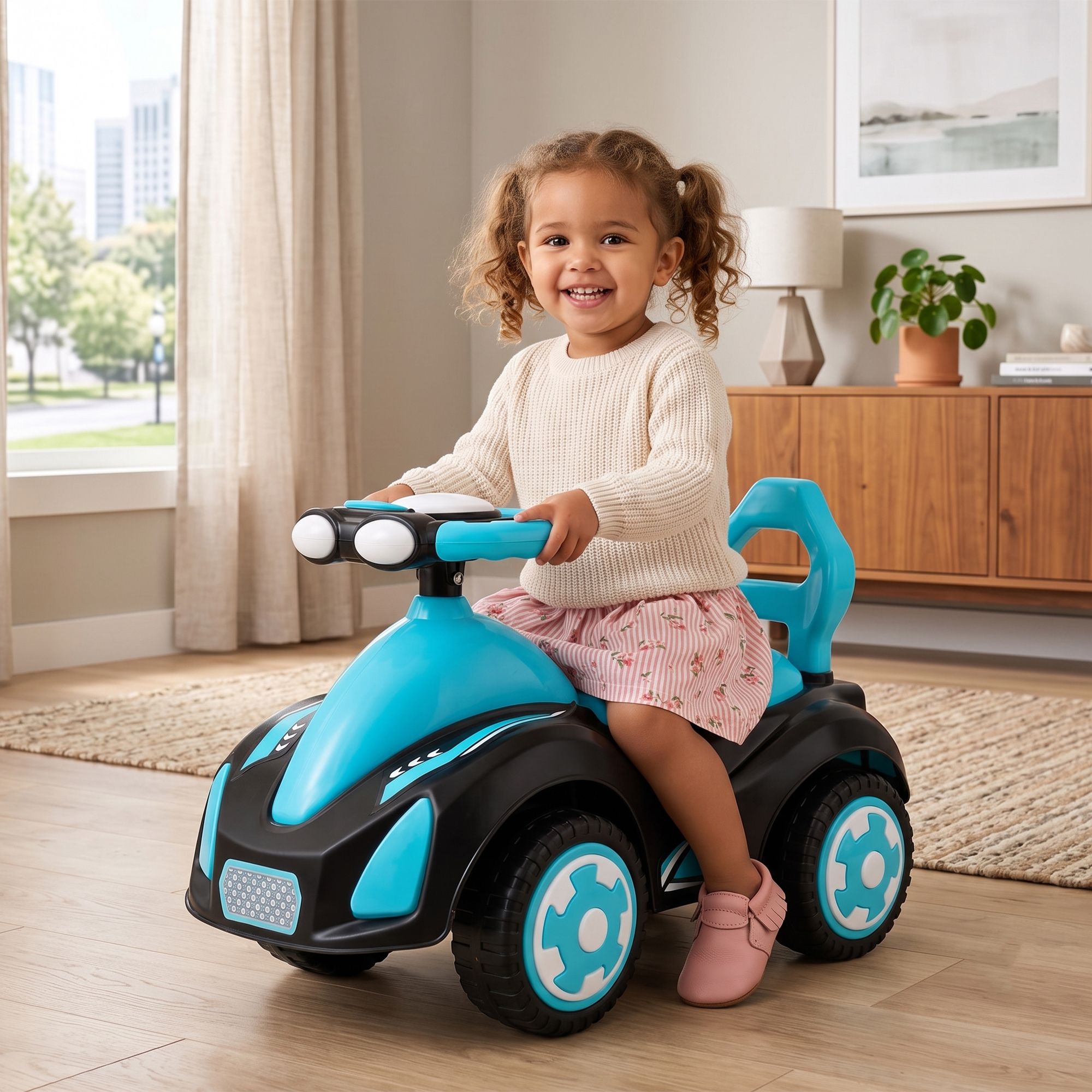 Kids Ride On Car for Toddlers | Manual Push Car Rideons & Wagons Battery Operated Ride On-image-40