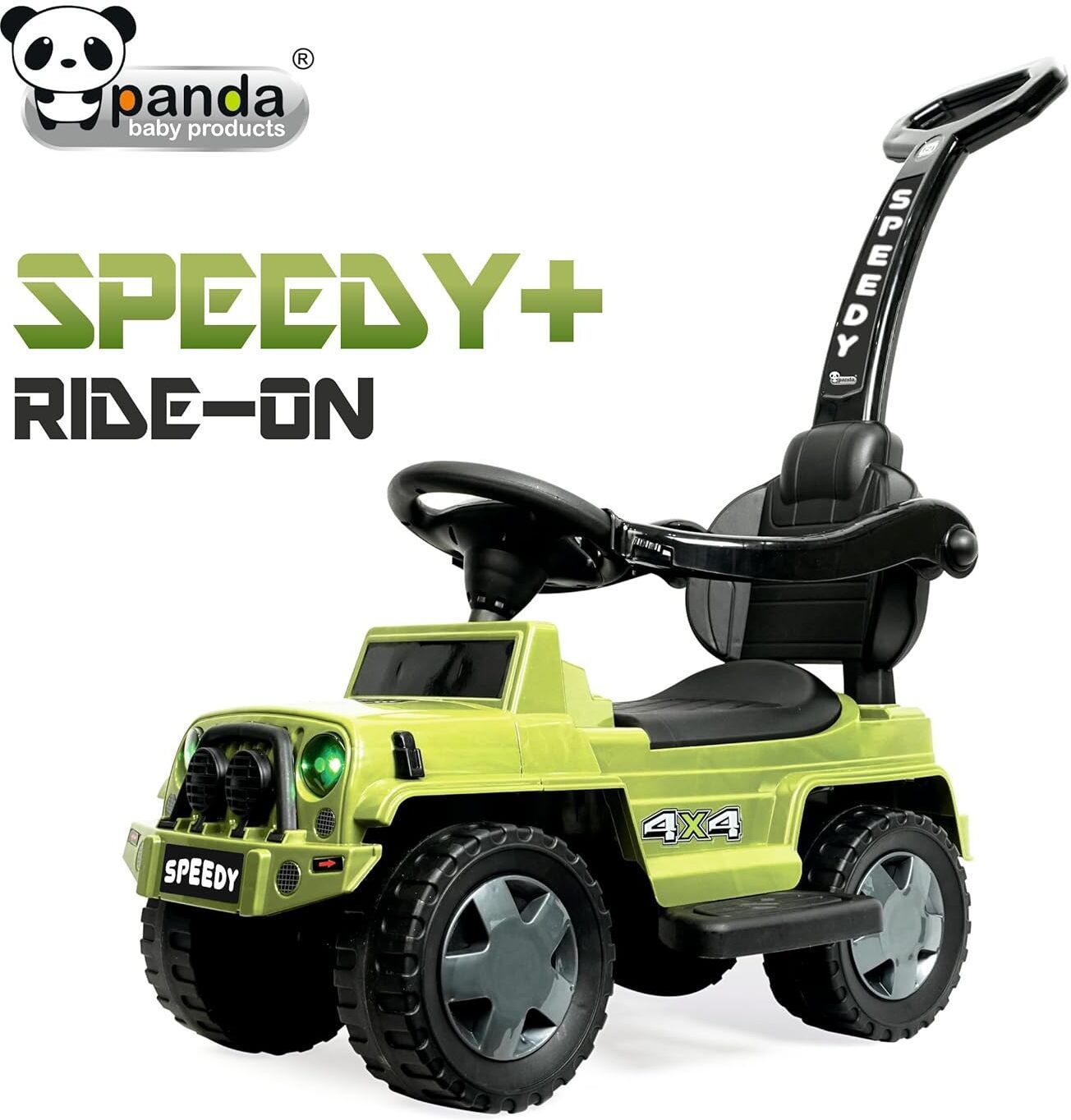 panda baby products Ride-On Jeep for Kids with Music & Horn Steering with Back Support seat Car Non Battery Operated Ride On-picture-34