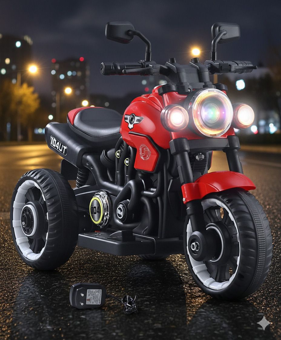 Rechargeable Battery Operated Ride on Bike for Kids, Bike Battery Operated Ride On