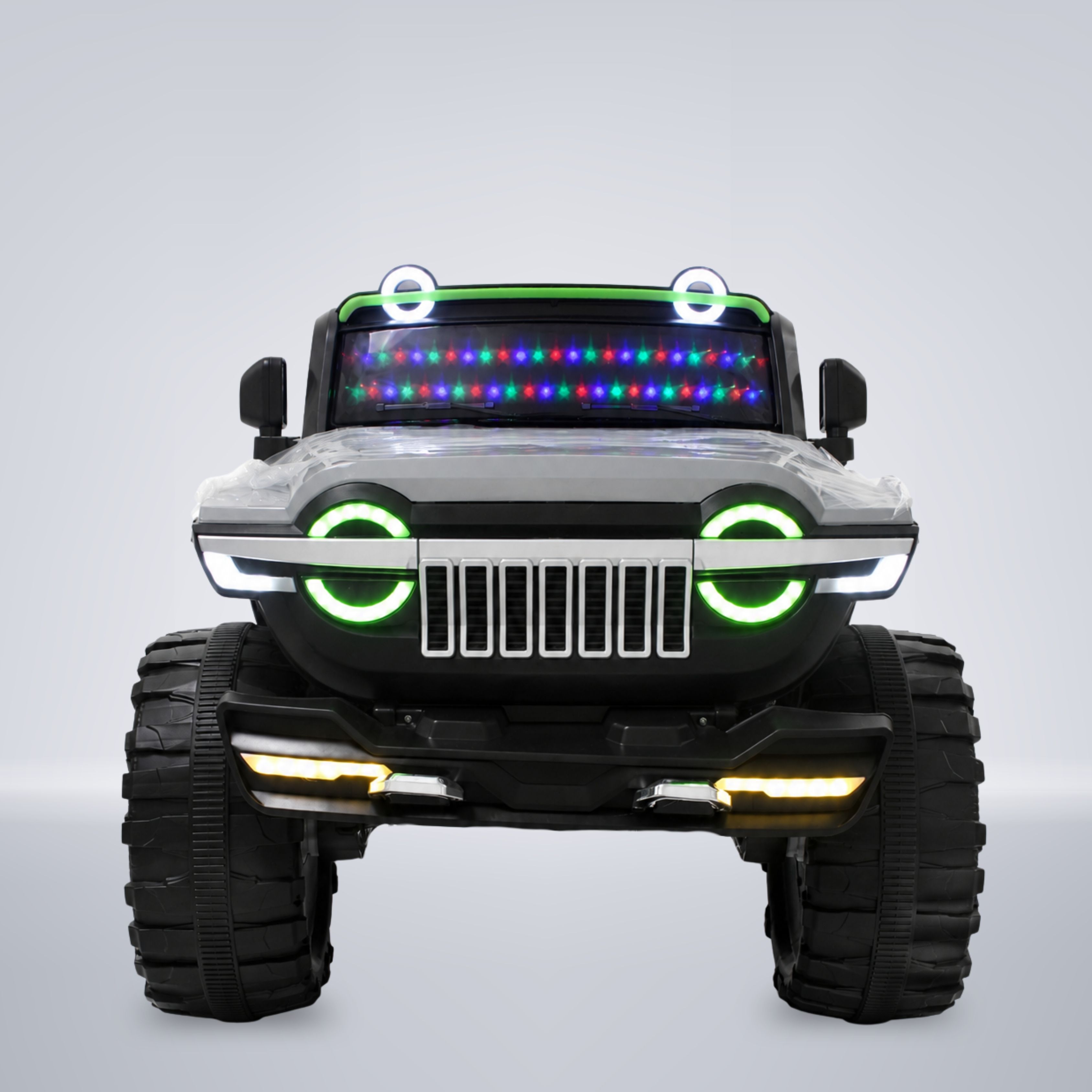 FWJ-17 Kids Electric Ride On Jeep with Remote ,Music Player&RGB Windshield Light Jeep Battery Operated Ride On-image-43