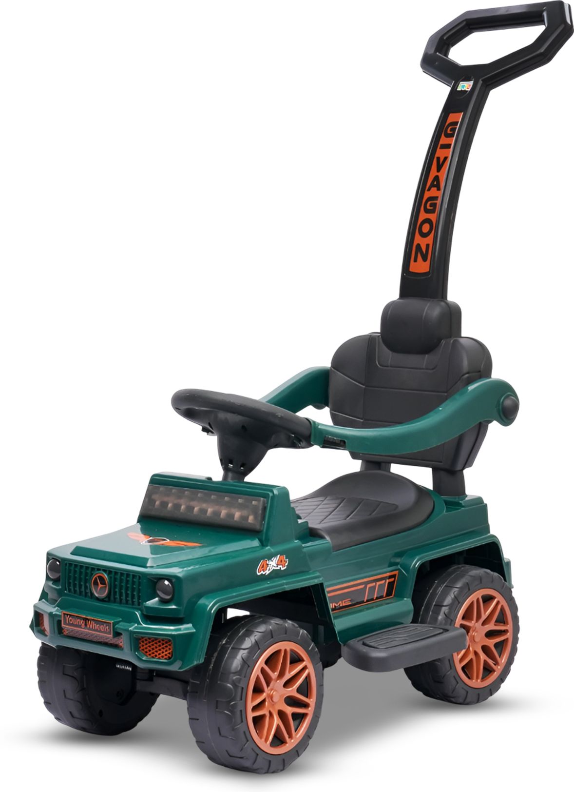 little funky Hummer Plus Kids Car With Parental Handle Car Non Battery Operated Ride On-picture-13