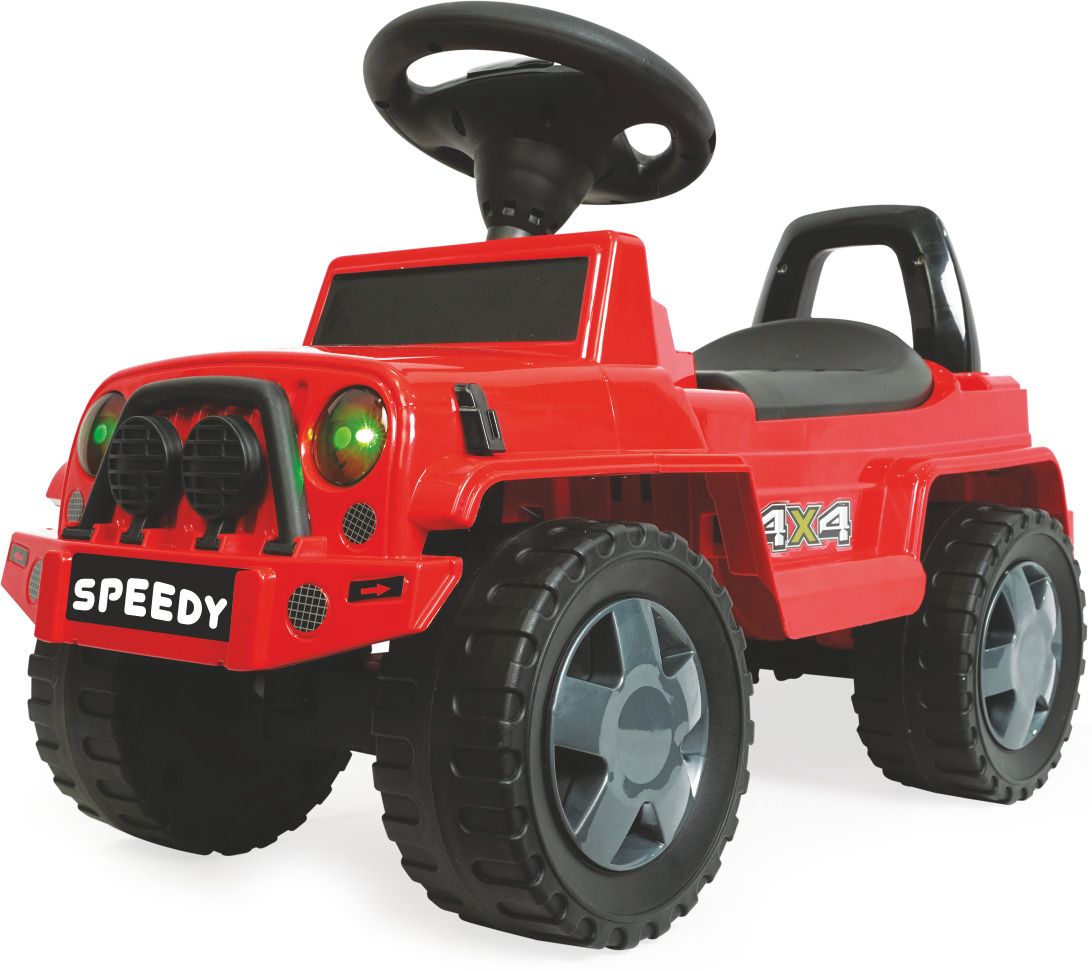 Jeep Speedy RideOn for Kids with Music & Horn with Seat Storage Big Wheels