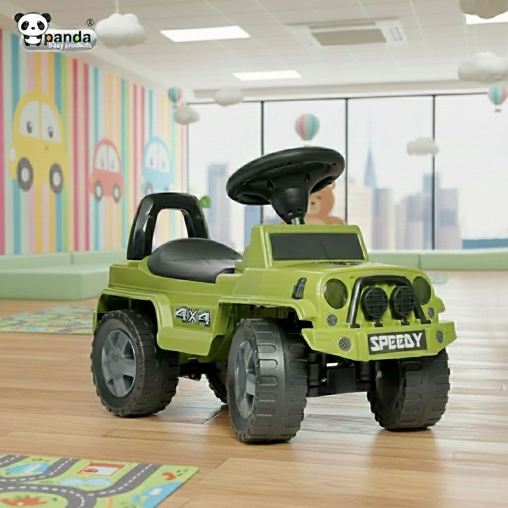 Speedy Ride on Jeep for Kids with Music & Light Car Non Battery Operated Ride On-image-29