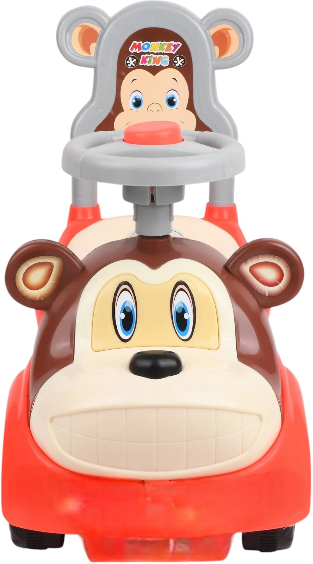 KIDS JEEP CAR WITH MONKEY FACE , BEST FOR 1 TO 2 YEAR KIDS ONLY, LIGHT & MUSIC Jeep Non Battery Operated Ride On-image-35