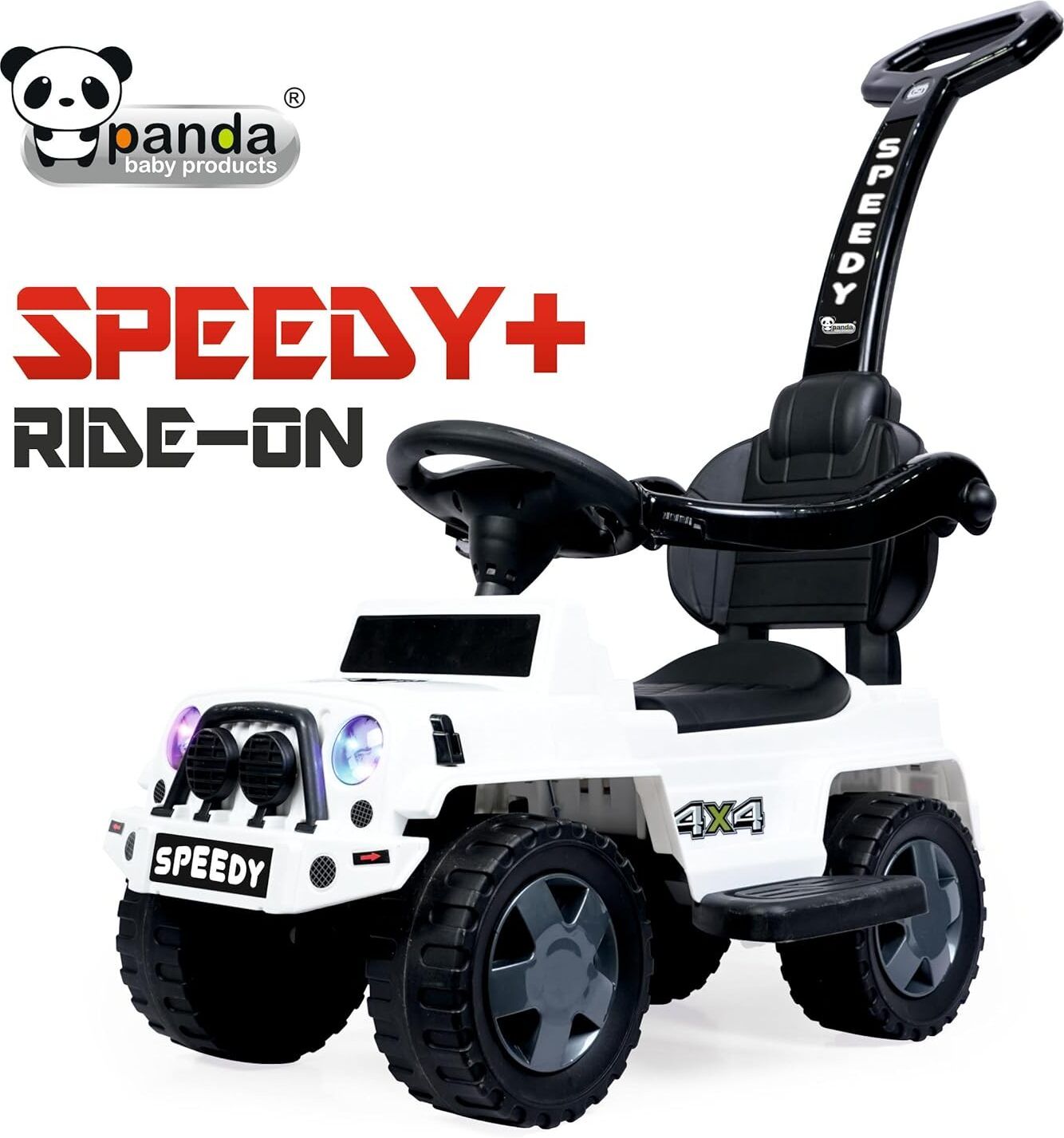 panda baby products Ride-On Jeep for Kids with Music & Horn Steering with Back Support seat Car Non Battery Operated Ride On-picture-27