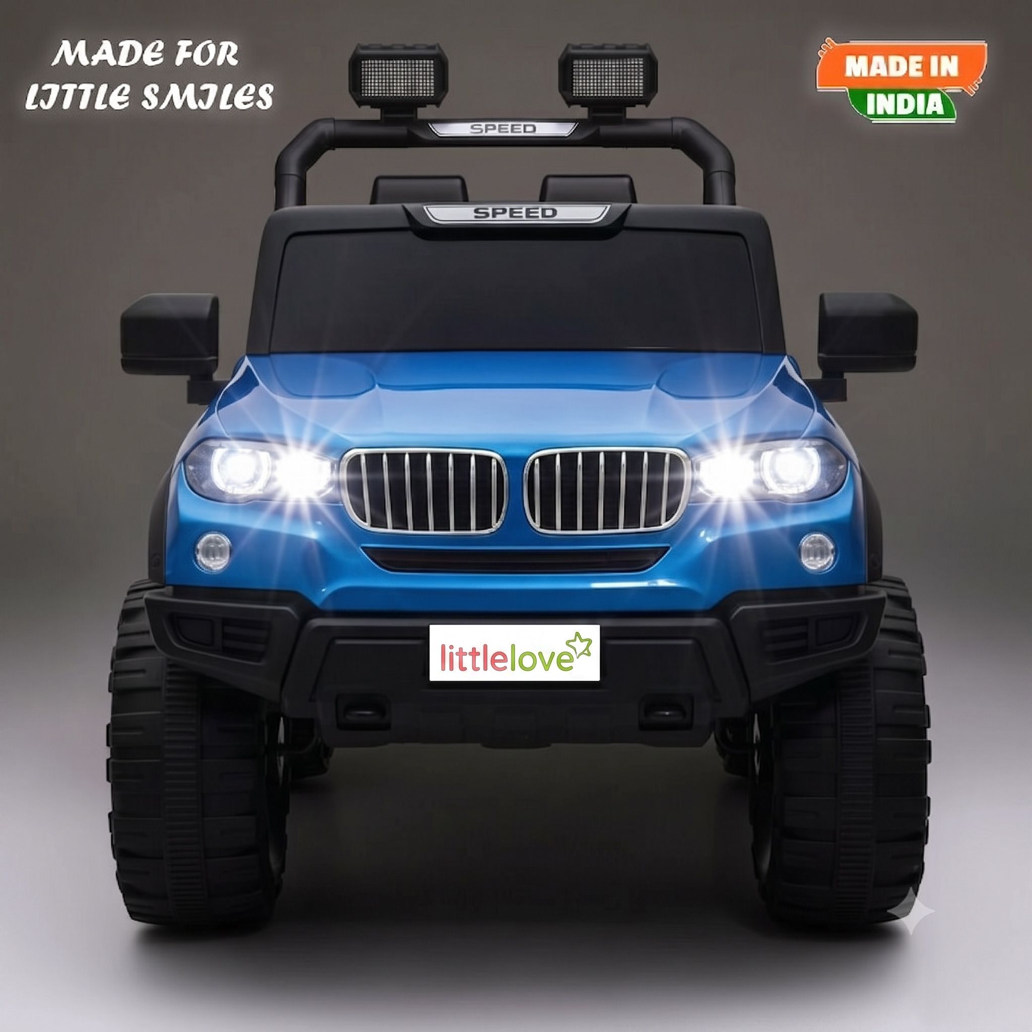 Kids Electric Battery Operated Ride-On Jeep with Remote Control, LED Lights Jeep Battery Operated Ride On-image-41