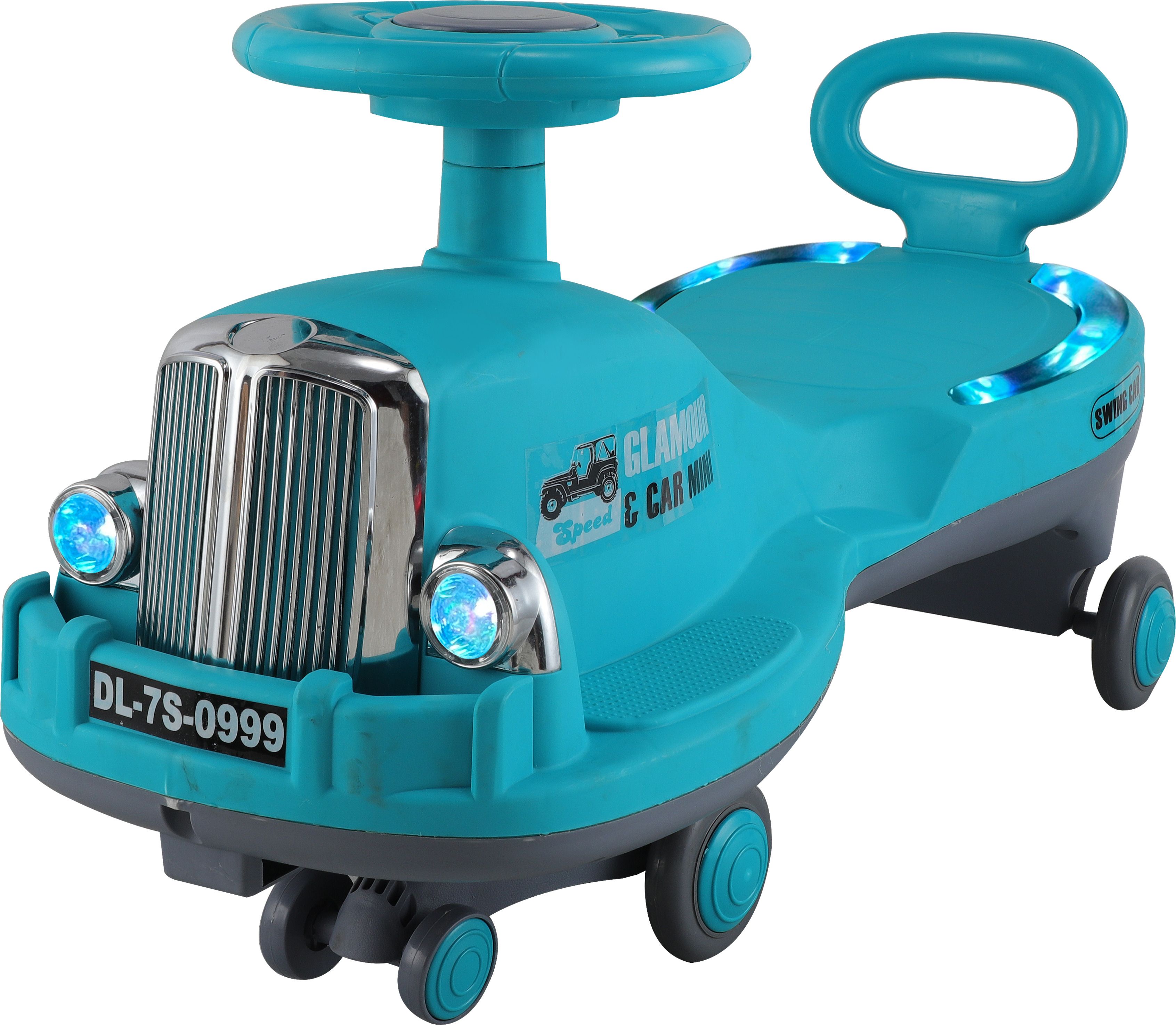 joyride Glamour Ride On Swing Car for Kids 1-5 Years | Magic Car with Light & Music Rideons & Wagons Non Battery Operated Ride On-picture-15