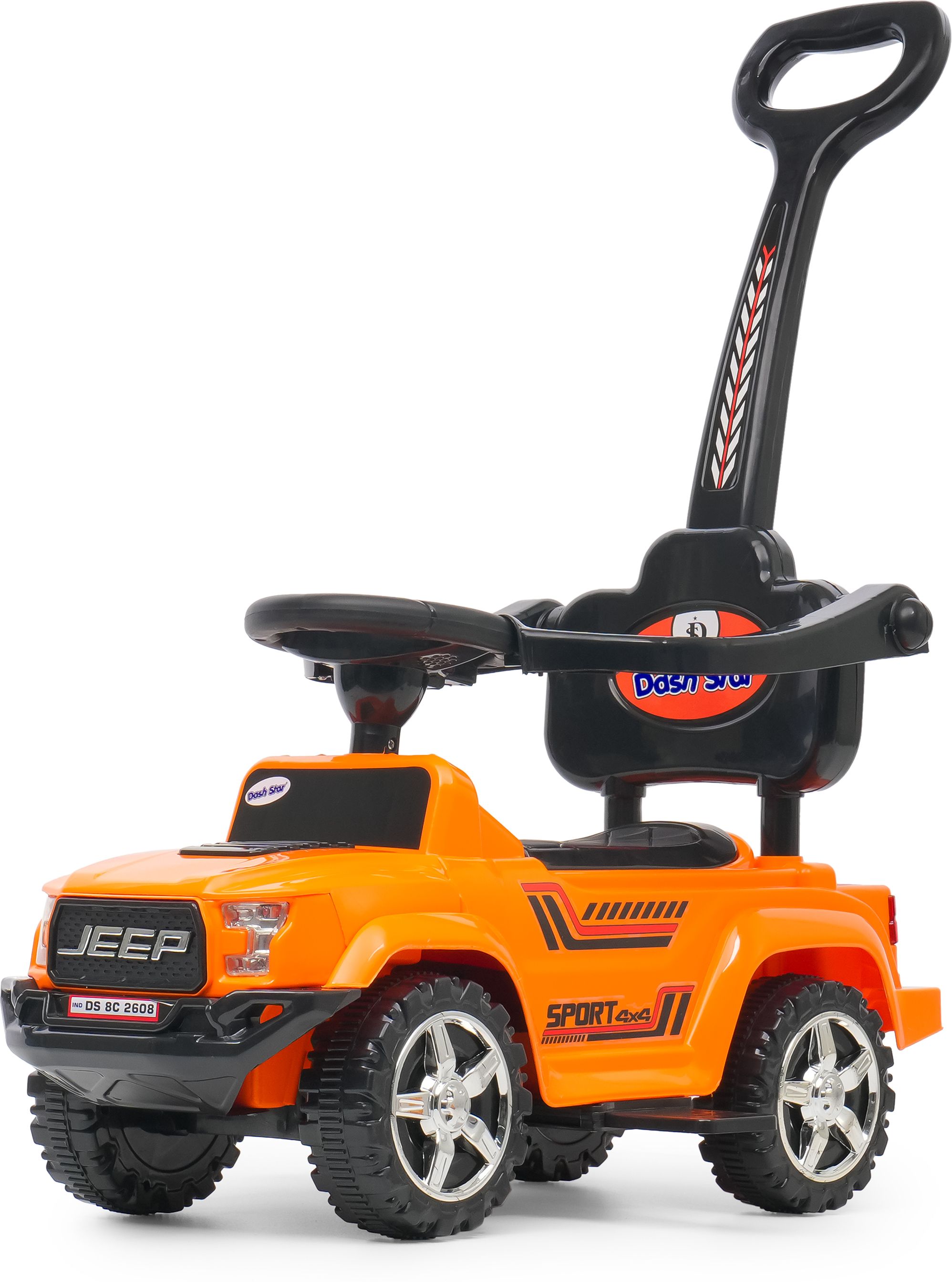joyride Jeep plus 4x4 Ride on Jeep for Kids |Music & Horn| Parental Handle & Big Wheels Jeep Non Battery Operated Ride On-picture-17