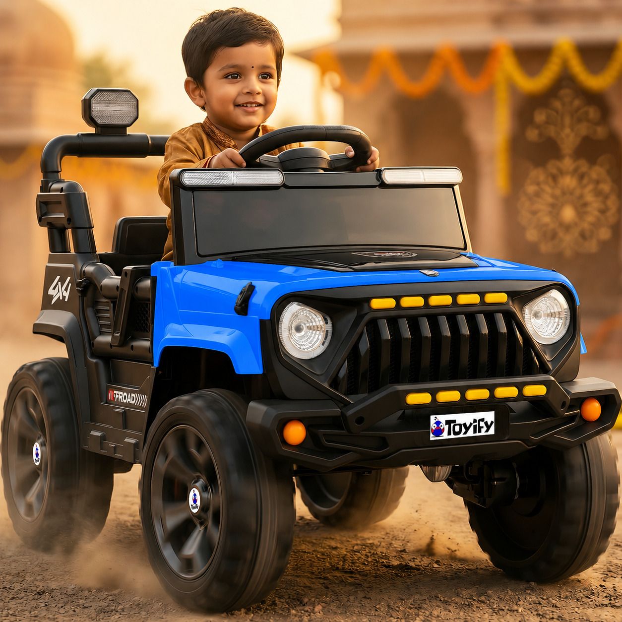 toyify EV Jeeps for 2-6 years Boys & Girls, remote control Jeep Battery Operated Ride On-picture-14