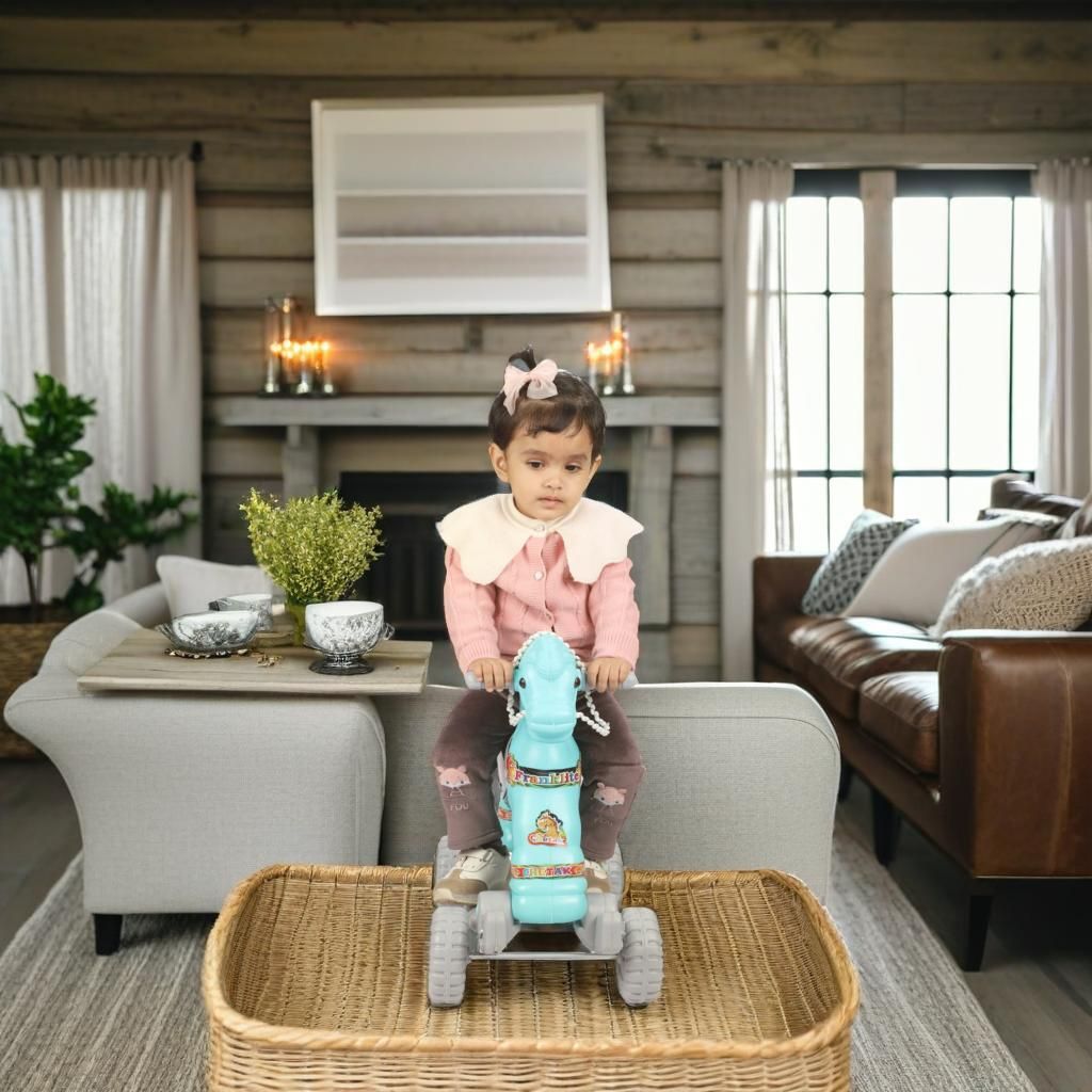 toyprofessor Birthday Gift for Kids/Boys/Girls | Horse Rocker Rideons & Wagons Non Battery Operated Ride On-picture-15
