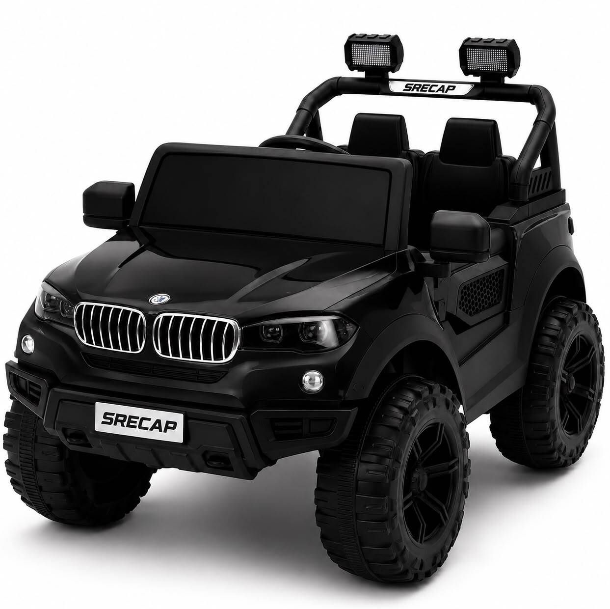 888 Black SUV Kids Big Car With Remote Control, Light & Music (BLACK PAINTED) Car Battery Operated Ride On-image-40