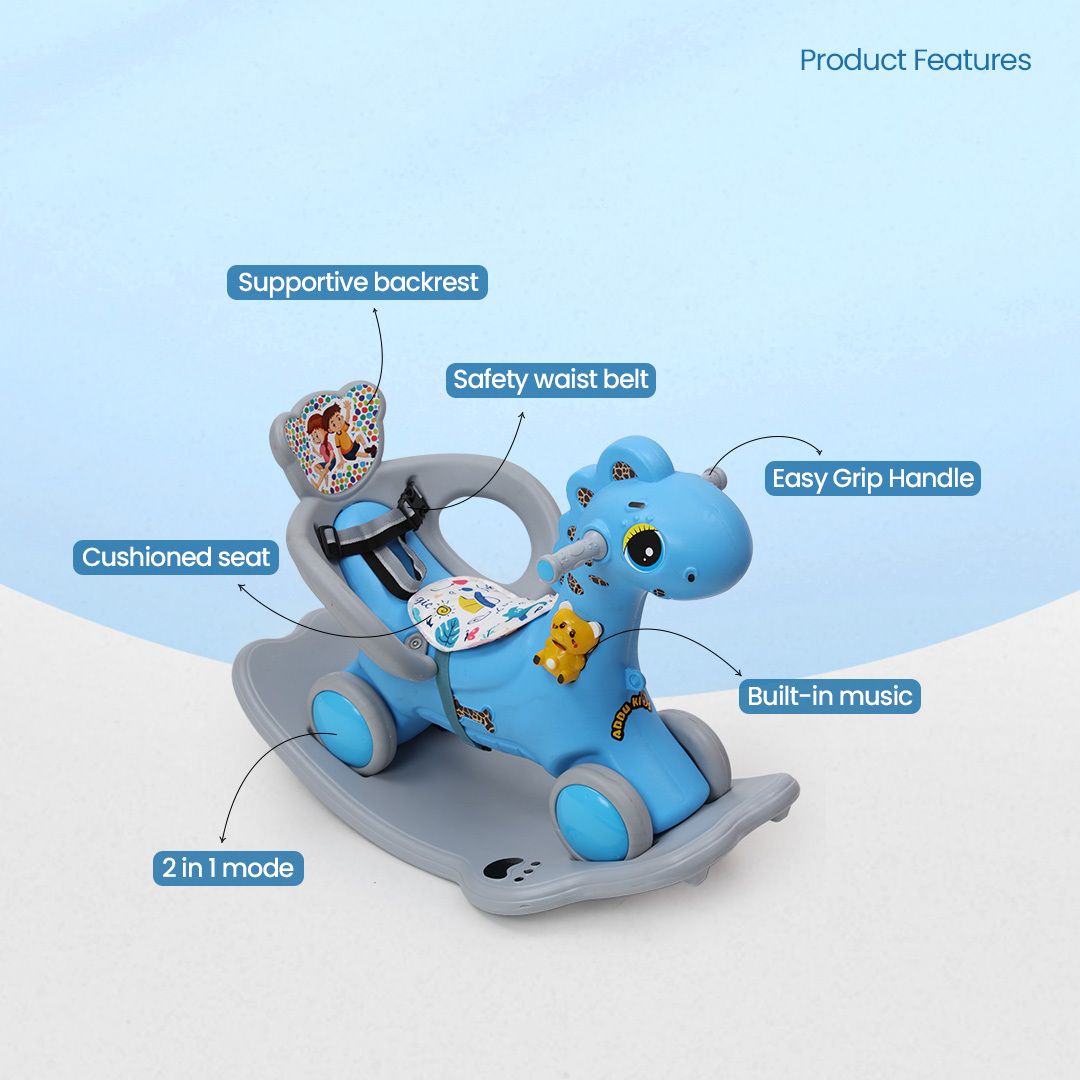 Baby Rocking Horse / Ride-On Rideons & Wagons Non Battery Operated Ride On-image-34