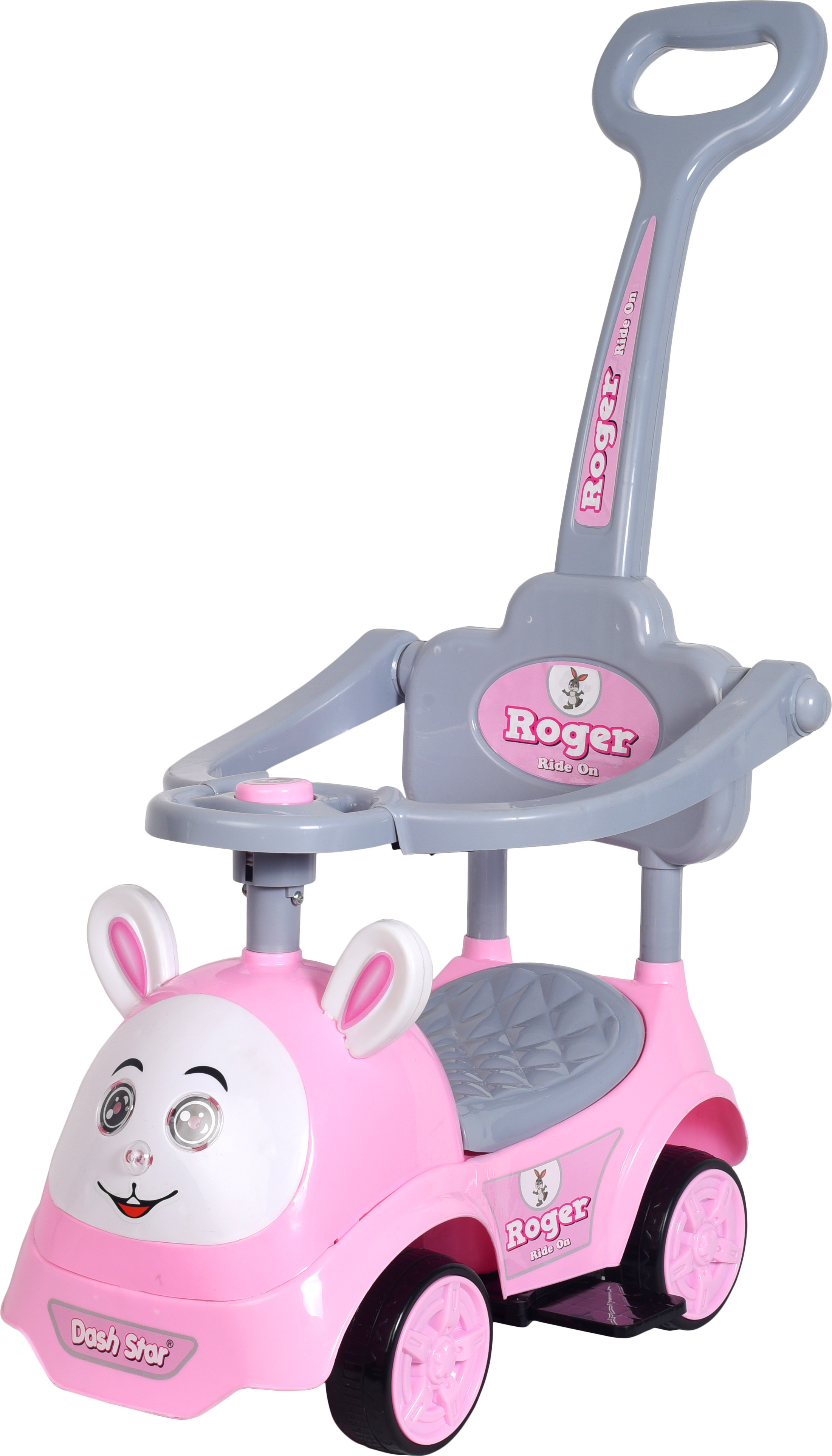 dash star Ride on Push Car for baby With Protective Arm Rest And Parent Handle ,Backrest Rideons & Wagons Non Battery Operated Ride On image 1
