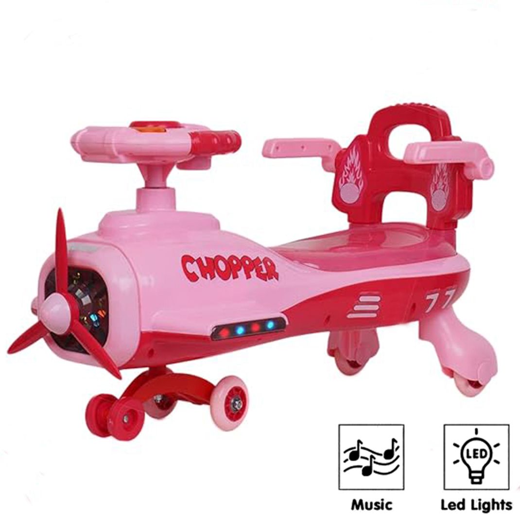 joyride Panda Magic Car Rider for Kids|Magic Swing Car for Kids|Twister Ride On Car Push Rideons & Wagons Non Battery Operated Ride On-picture-20