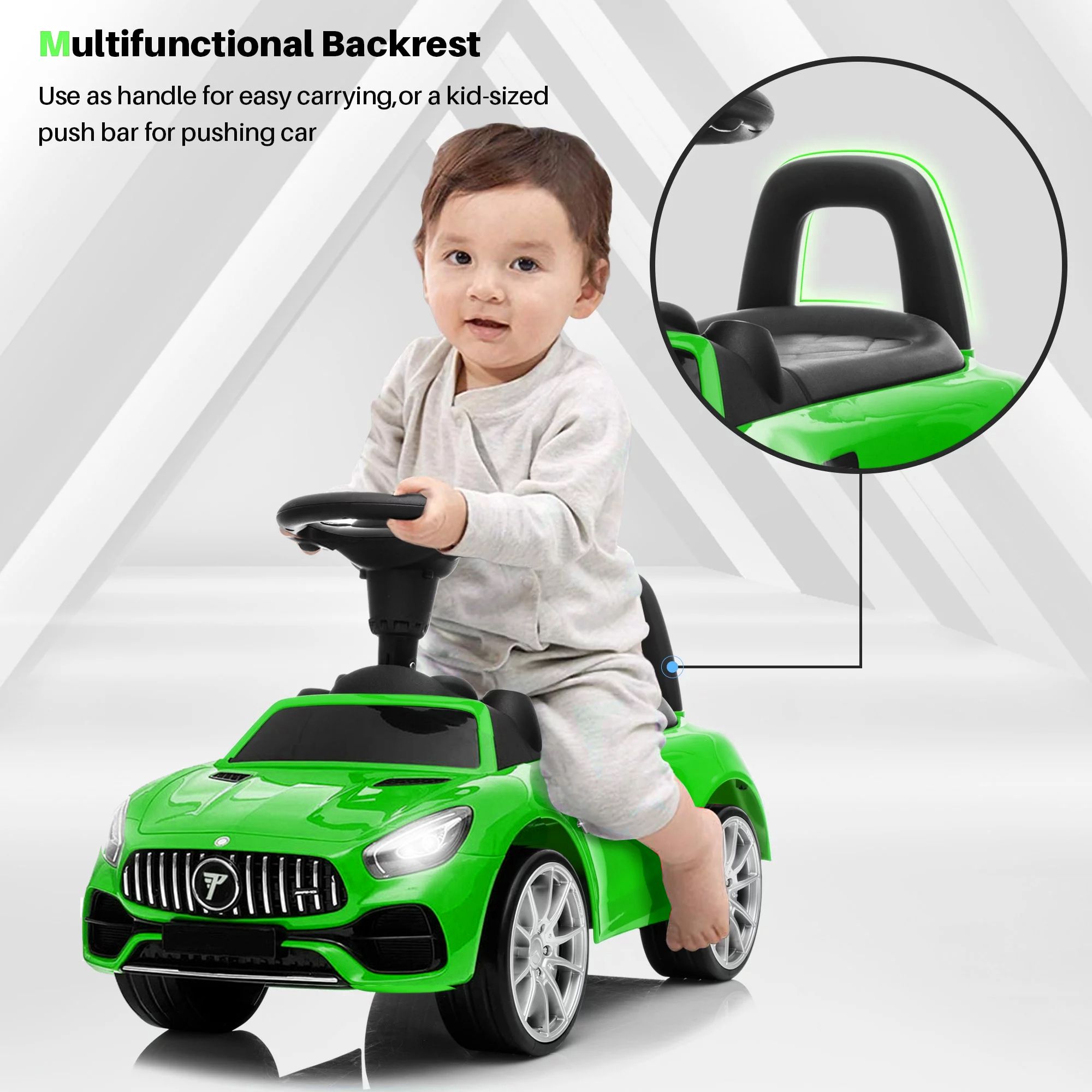 Beetle Kids car music and lights, 1 to 4 years Car Non Battery Operated Ride On-image-14