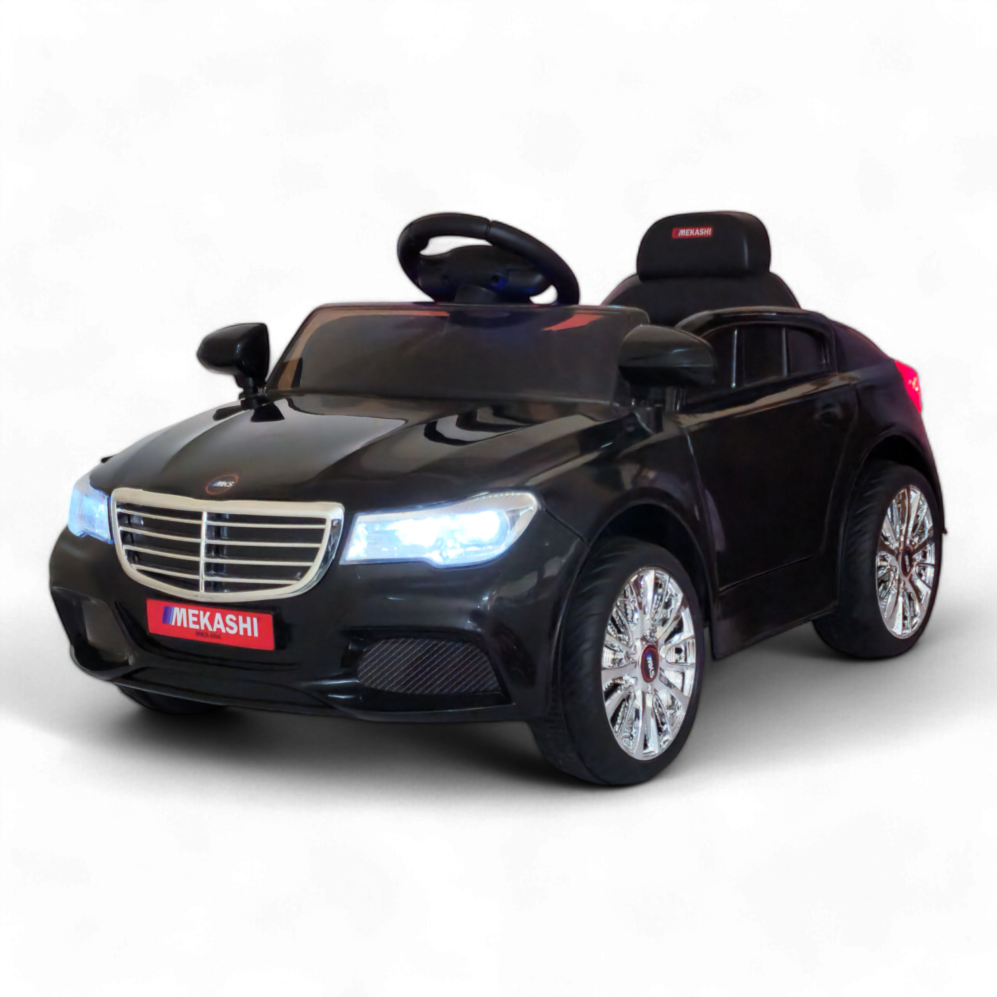 mekashi Kids Electric Car with Remote, LED Lights & Music, Strong & Durable, Car Battery Operated Ride On-picture-43