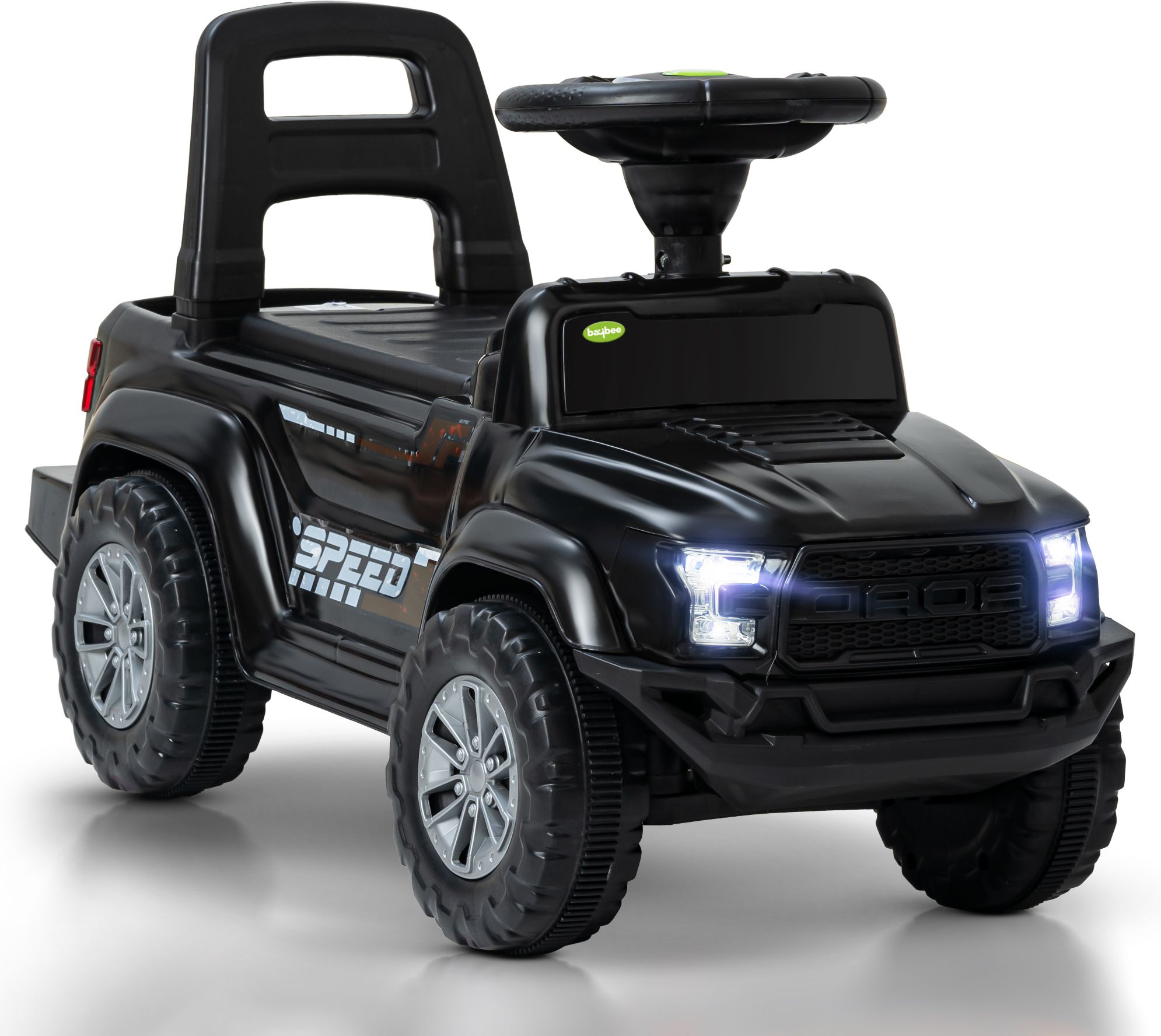 Baby Ride on Car for Kids, Push Ride on Jeep with Music, LED Light & Backrest Rideons & Wagons Non Battery Operated Ride On-image-31