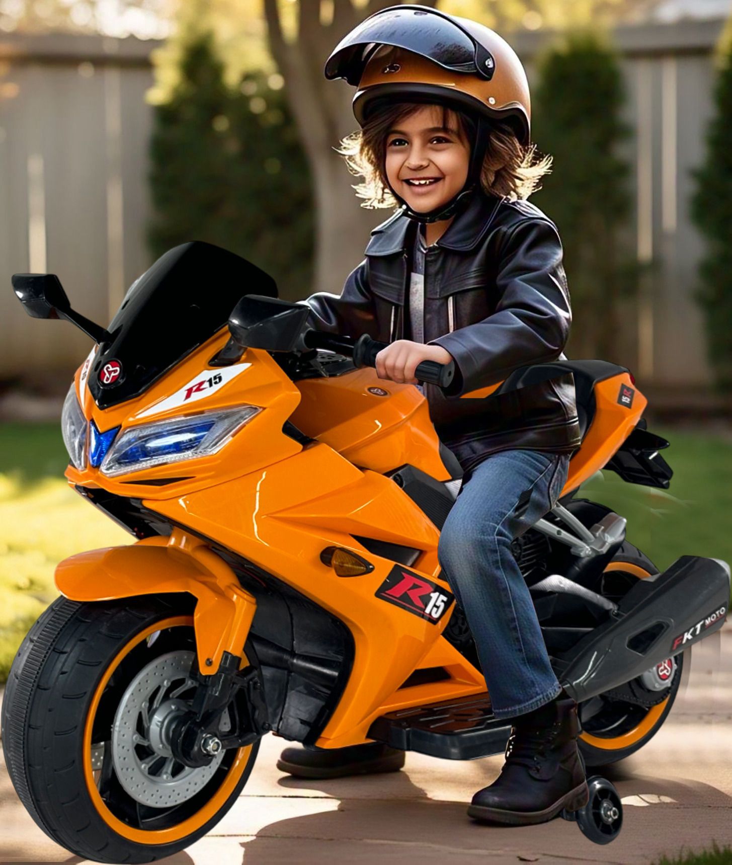 Electric Motorbike With Key Start USB & Bluetooth Player Toy For 3 To 8 Years Bike Battery Operated Ride On-image-36