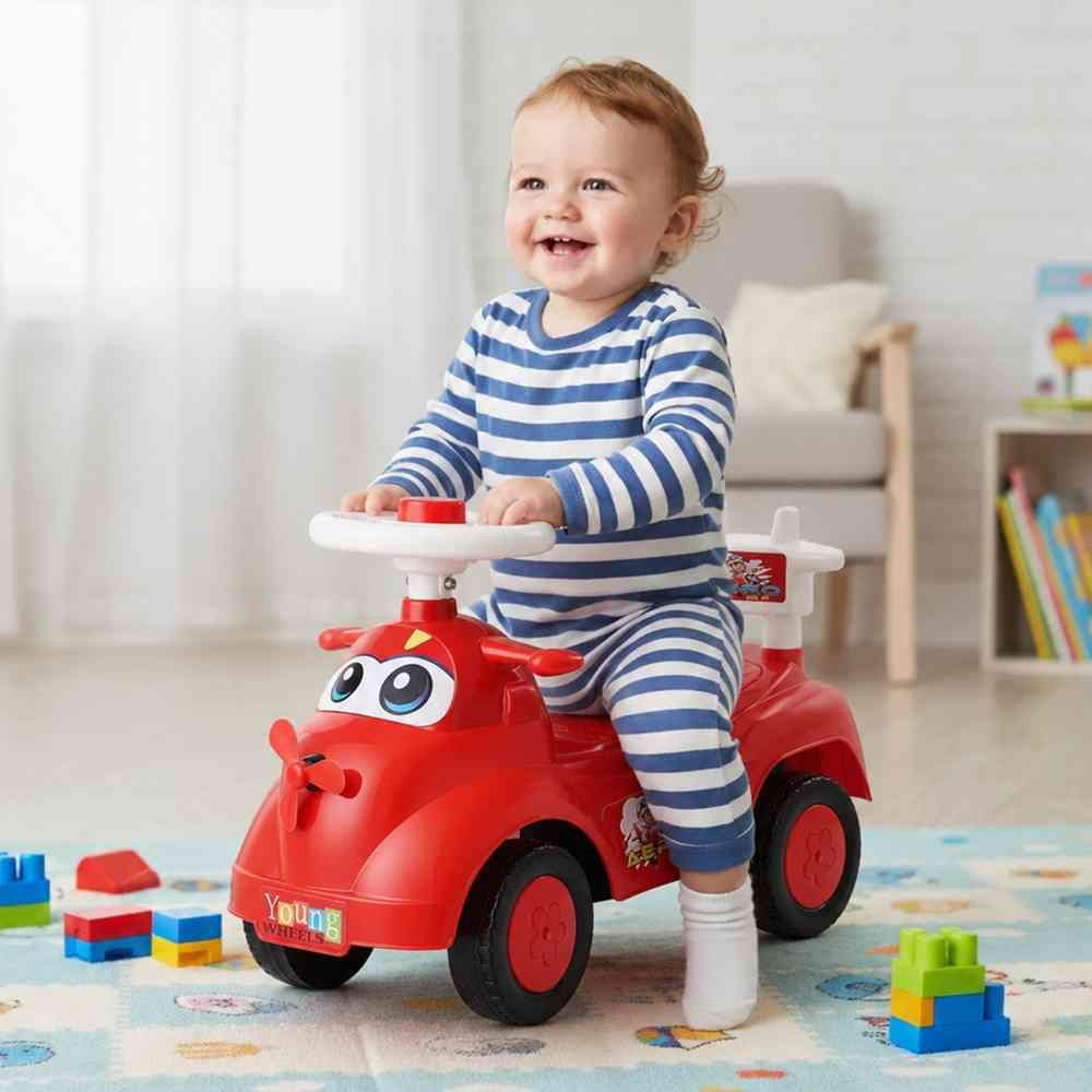 Kids Ride On Toy for Boys & Girls Indoor Outdoor Use Car Non Battery Operated Ride On-image-0