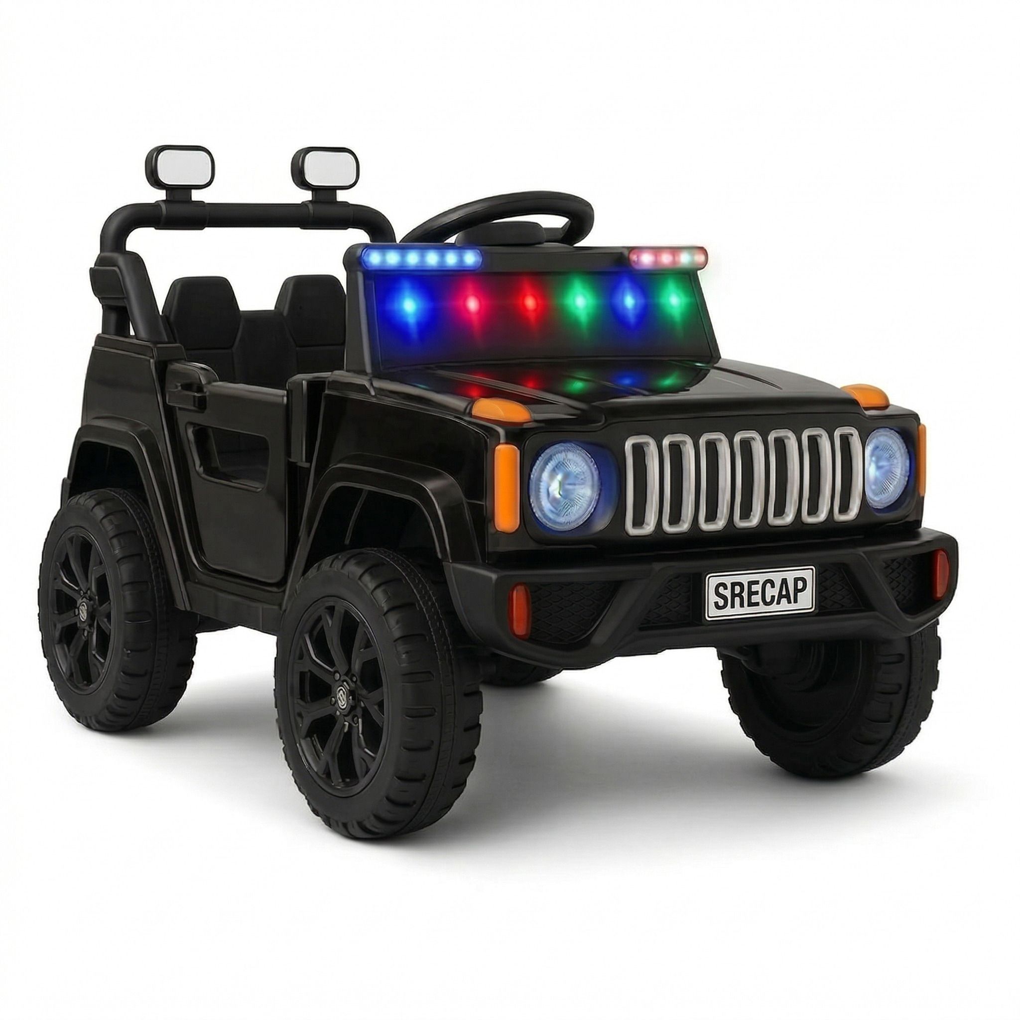 kidscruser Toys 4x4 Off Road Battery Operated Ride On Jeep for Kids with LED Lights Music Car Battery Operated Ride On-picture-14