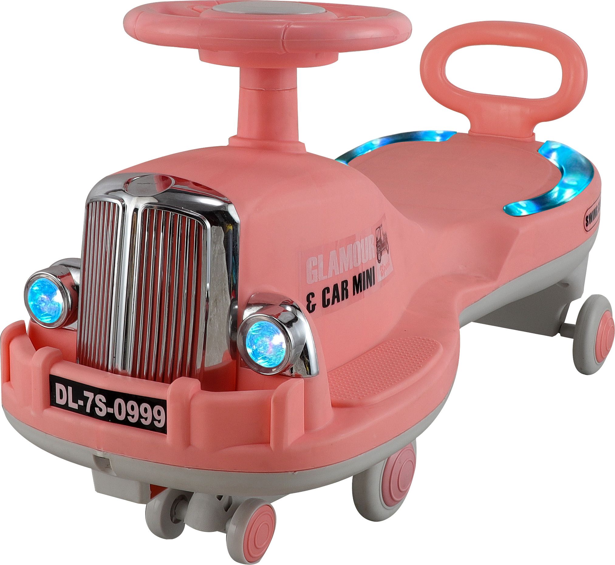joyride Glamour Ride On Swing Car for Kids 1-5 Years | Magic Car with Light & Music Rideons & Wagons Non Battery Operated Ride On-picture-13
