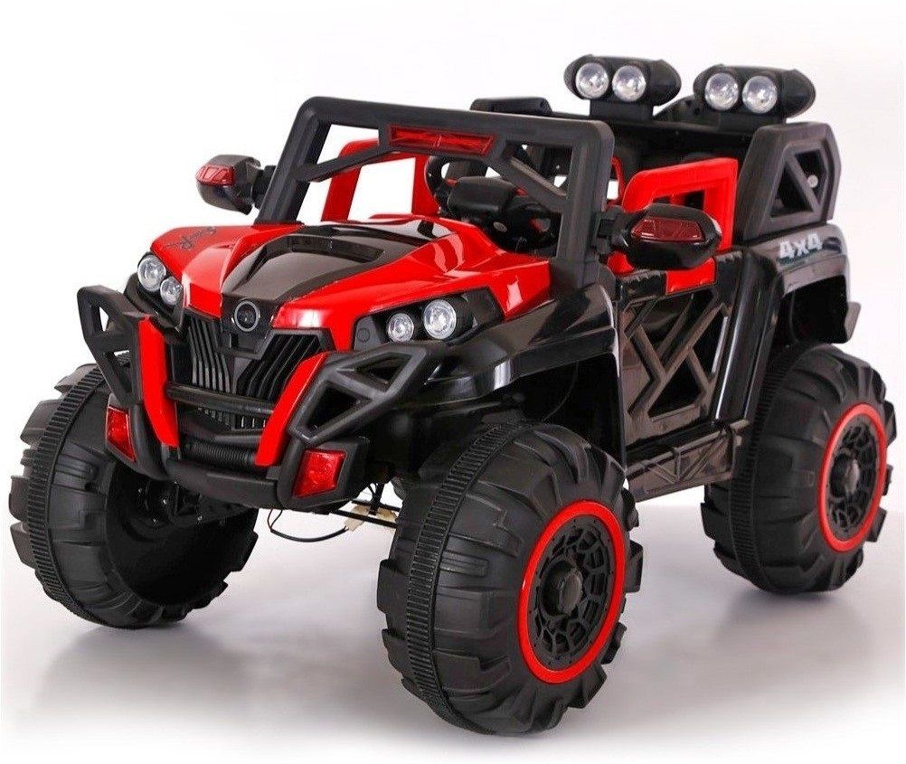 4X4 12V Electric Ride On Jeep For Kids With Bluetooth & Music, Light 1-7 Yrs Jeep Battery Operated Ride On-image-22