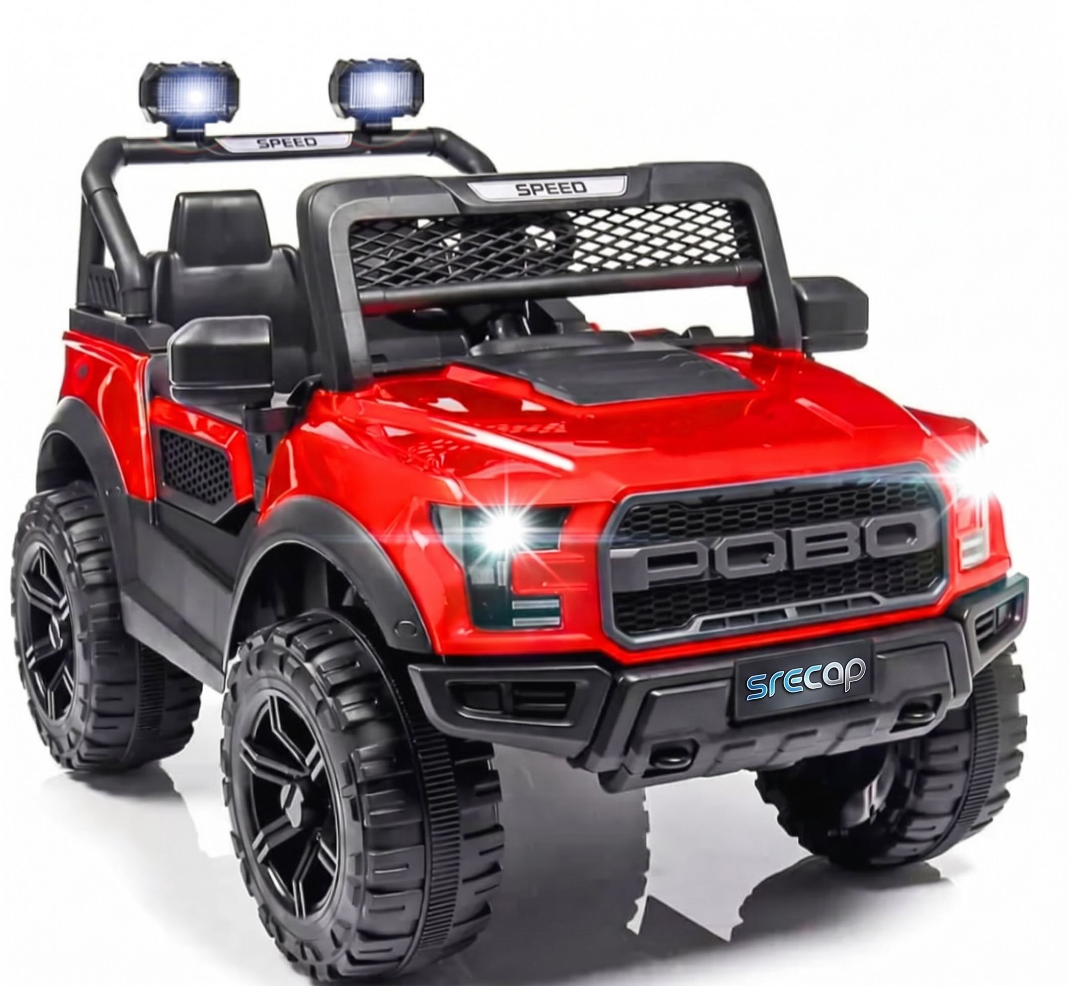 SRECAP ELECTRIC TOYS POBO CAR (1-8yrs) Jeep Battery Operated Ride On-image-33