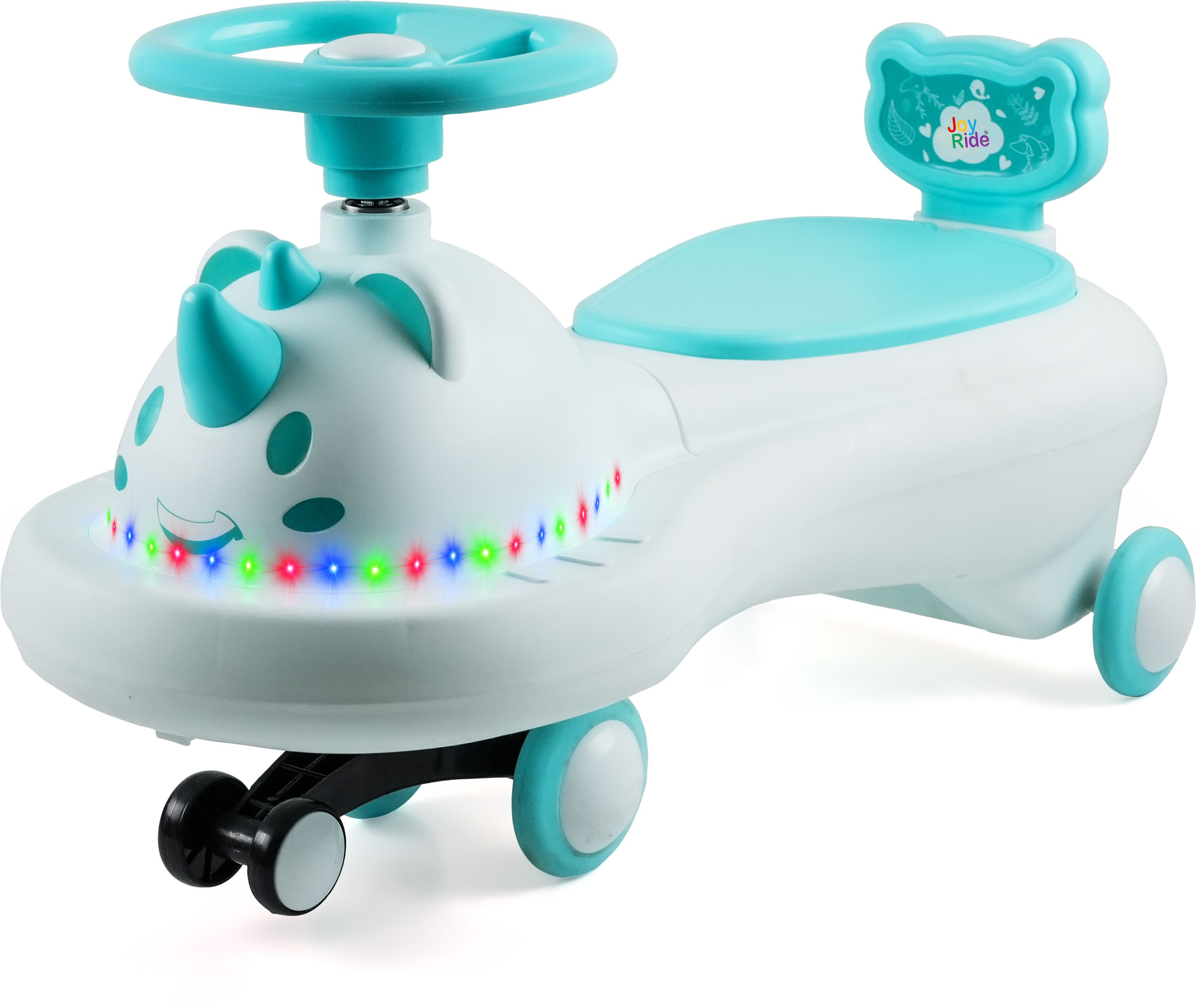 Unicorn Swing Magic Car| Toys for Kids Girl Boy | Dashing Lights Music Rideons & Wagons Non Battery Operated Ride On-image-24