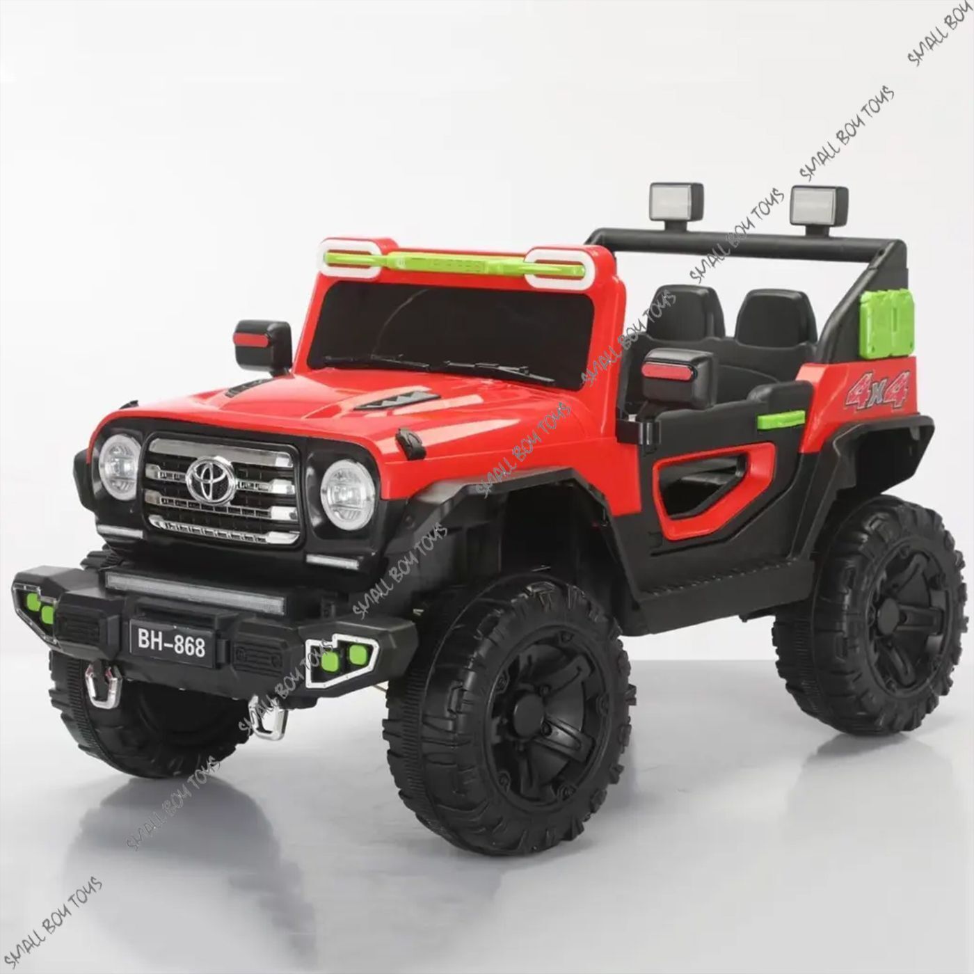 868 RED (1-8Yrs) Battery ride on_RD224 Jeep Battery Operated Ride On-image-19