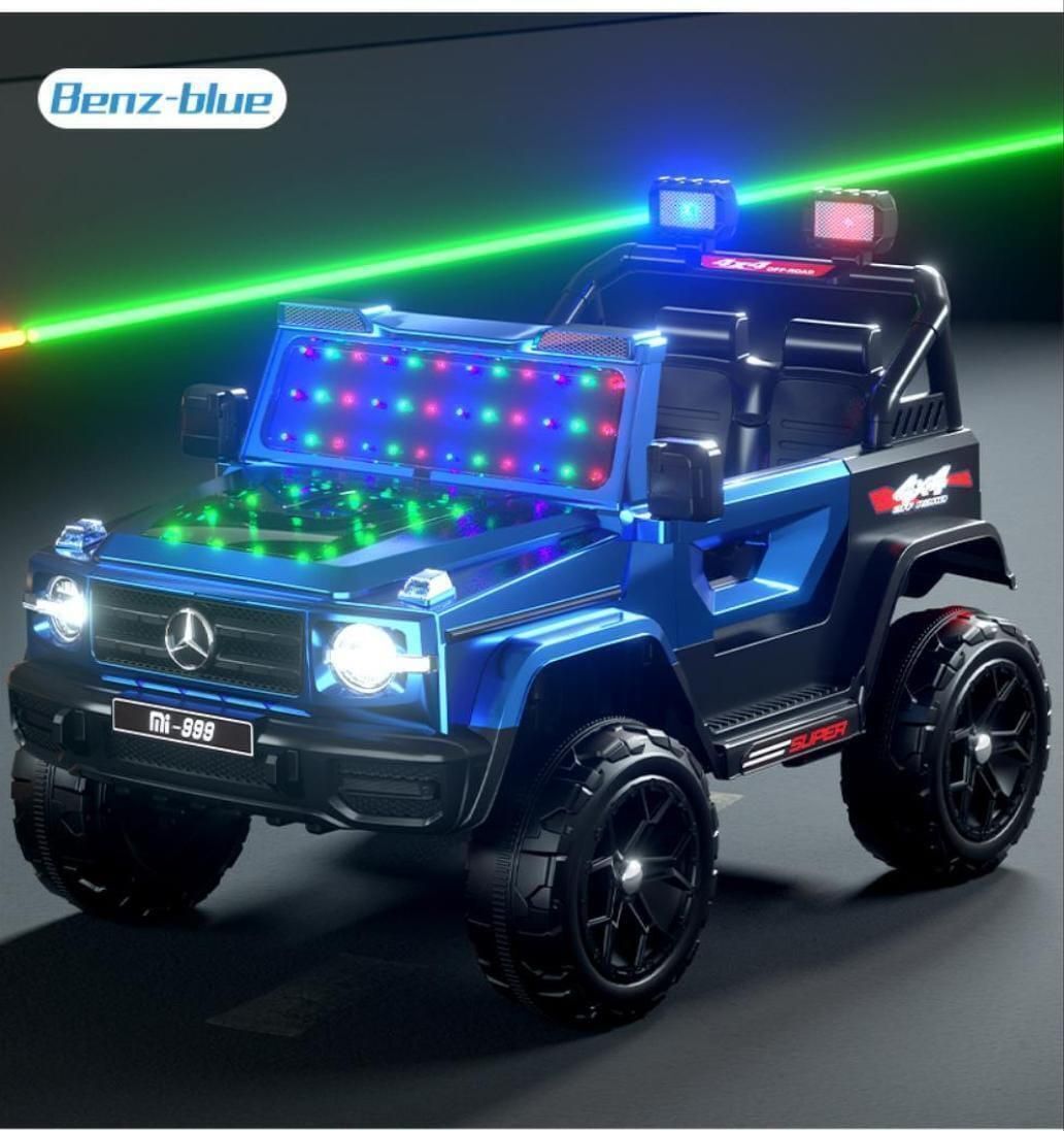 G WAGON BLUE (1-9Yys) battery ride on kids car Rideons & Wagons Battery Operated Ride On-image-34