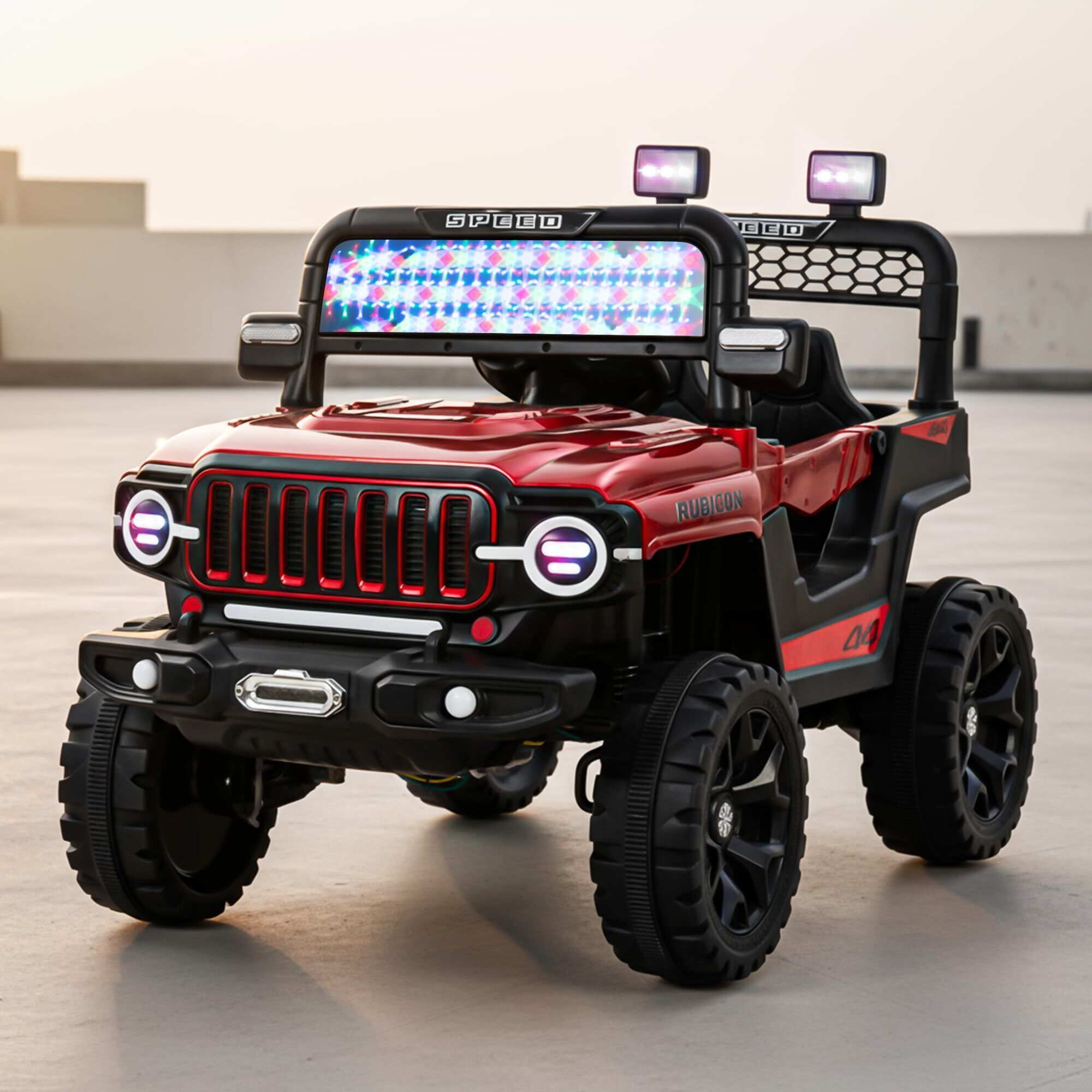 oh baby Baby Battery Car Jeep for Kids Ride on Toy Car Music & Light Rechargeable Jeep Battery Operated Ride On-picture-41