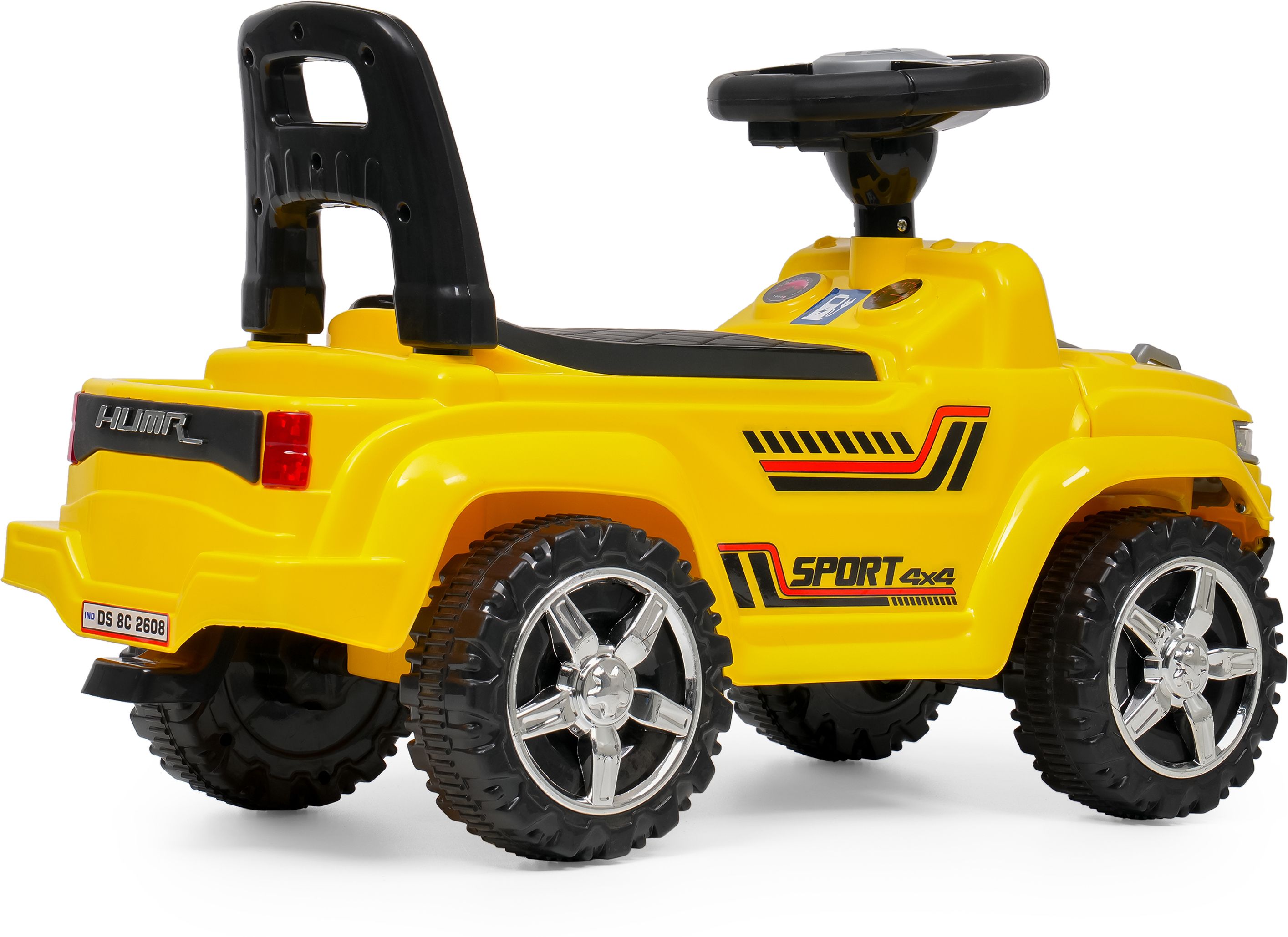 joyride Sport Humr4x4 Ride on Jeep for Kids |Music & Horn| Backrest Storage & Big Wheels Jeep Non Battery Operated Ride On-picture-26