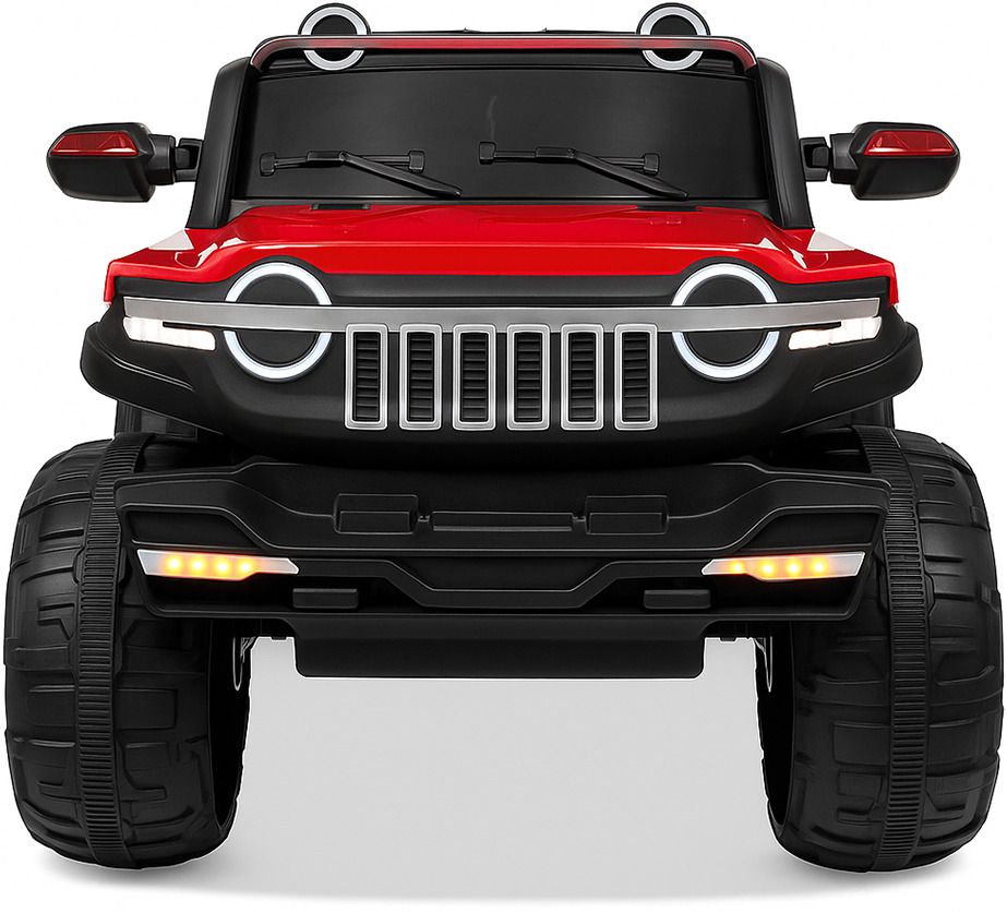 12V Battery Operated 1166 Jeep | Dual Motor,Remote Control, Lights & Music, Red Jeep Battery Operated Ride On-image-26
