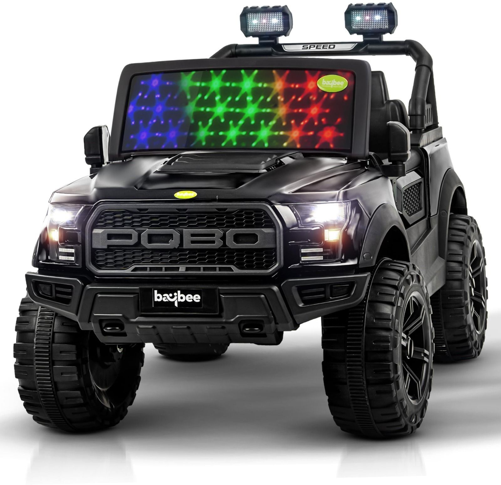 oh baby Bronco Rechargeable Jeep for Kids, Ride on Toy Kids Car with Bluetooth, Music Jeep Battery Operated Ride On-picture-40