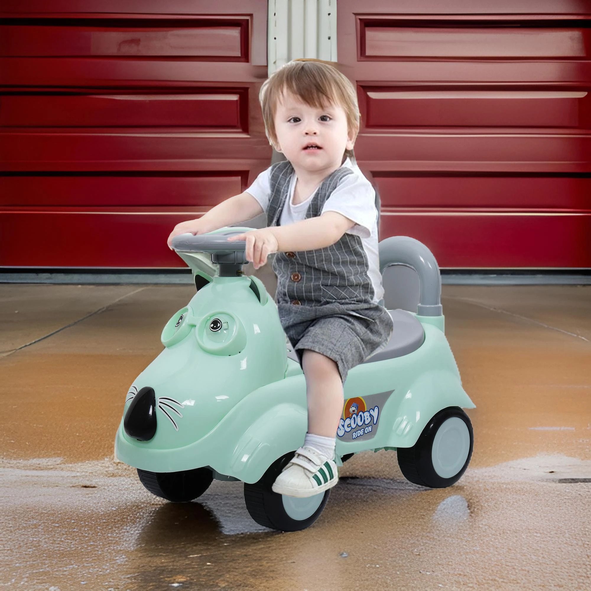 Premium Quality Kids Push Along Ride on Car Rideons & Wagons Battery Operated Ride On-image-28