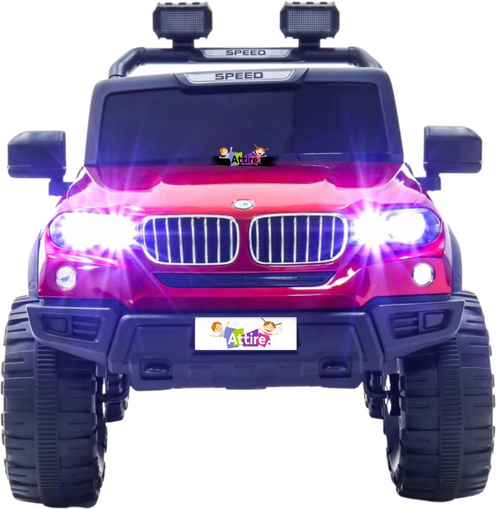attire Kids 12V Ride-On Jeep Car with Parental Remote & USB/MP3 Jeep Battery Operated Ride On-picture-5