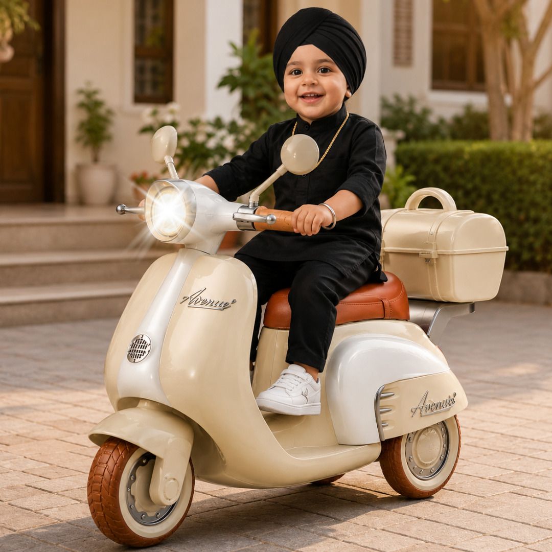 Kids Electric scooty | Ride On Toy for Boys & Girls (2-6 Years) Scooter Battery Operated Ride On-image-35