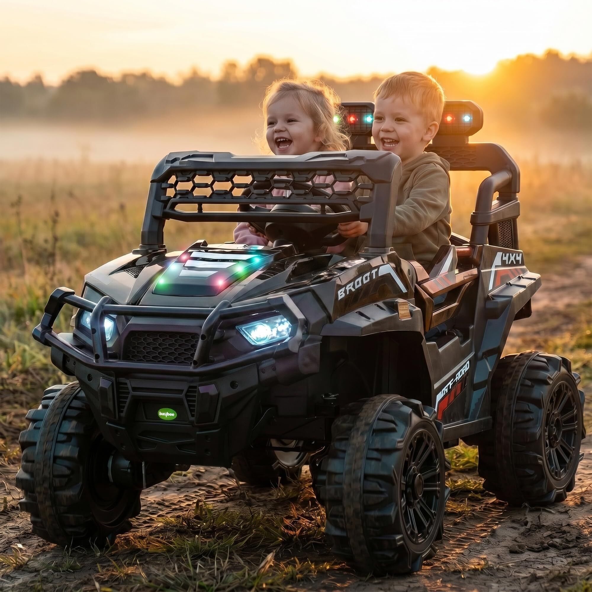 Broot Electric Baby Ride on Toy Battery Car Jeep for Kids 3 to 8 Years Boys Girl Jeep Battery Operated Ride On-image-47