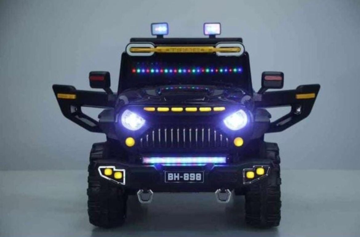868 BLACK (1-8YRS) KIDS BATTERY JEEP Jeep Battery Operated Ride On-image-41