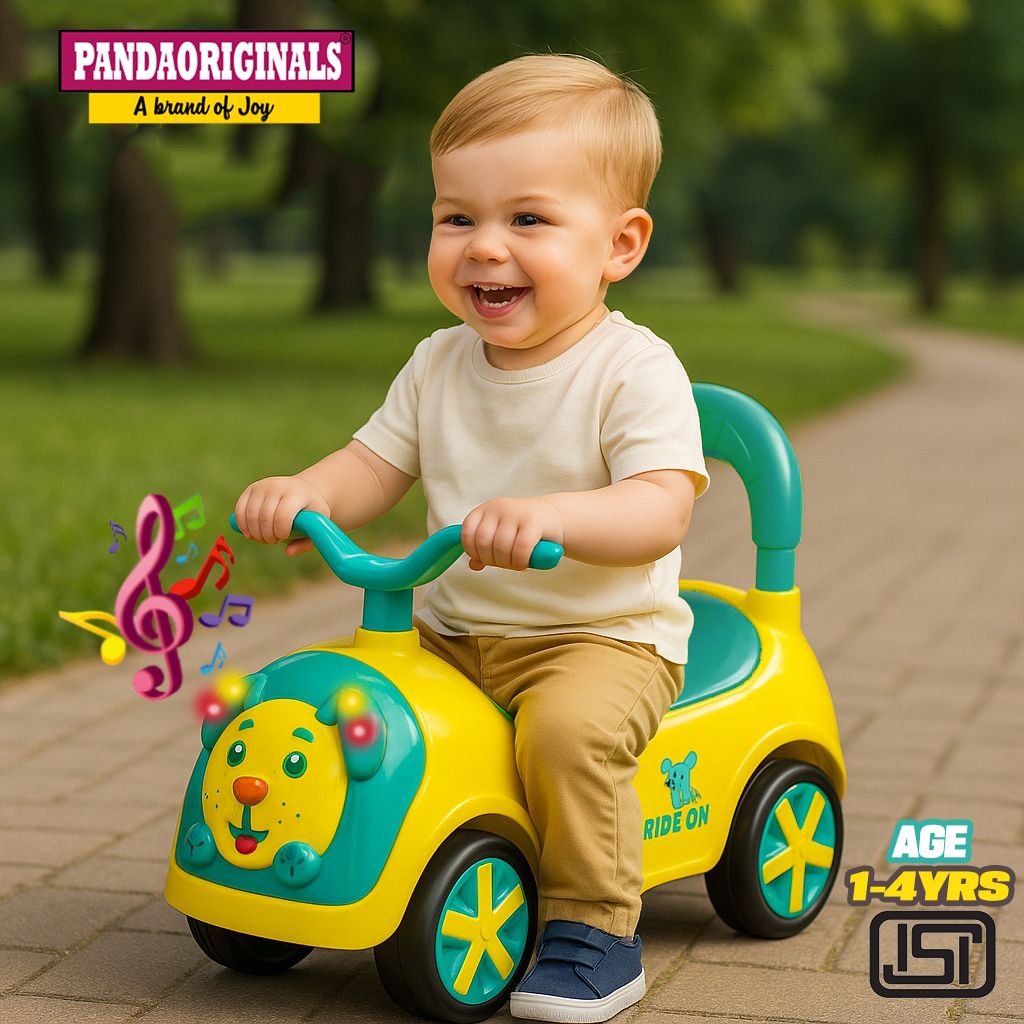 pandaoriginals Kids music and lights, 1 to 4 years, kids toy on mc laren Car Non Battery Operated Ride On-picture-24