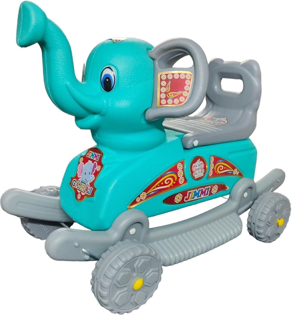 Baby Elephant Rider for Kids 1-5 Years Rideons & Wagons Non Battery Operated Ride On