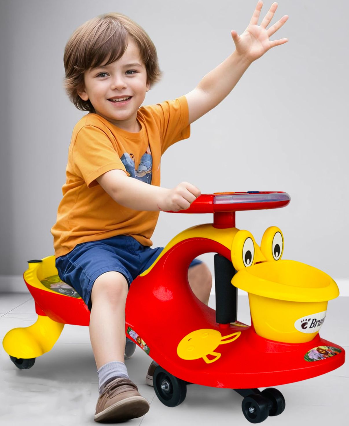 Panda Car Magic Steering Swing Rideon for kids twister Rideons & Wagons Non Battery Operated Ride On