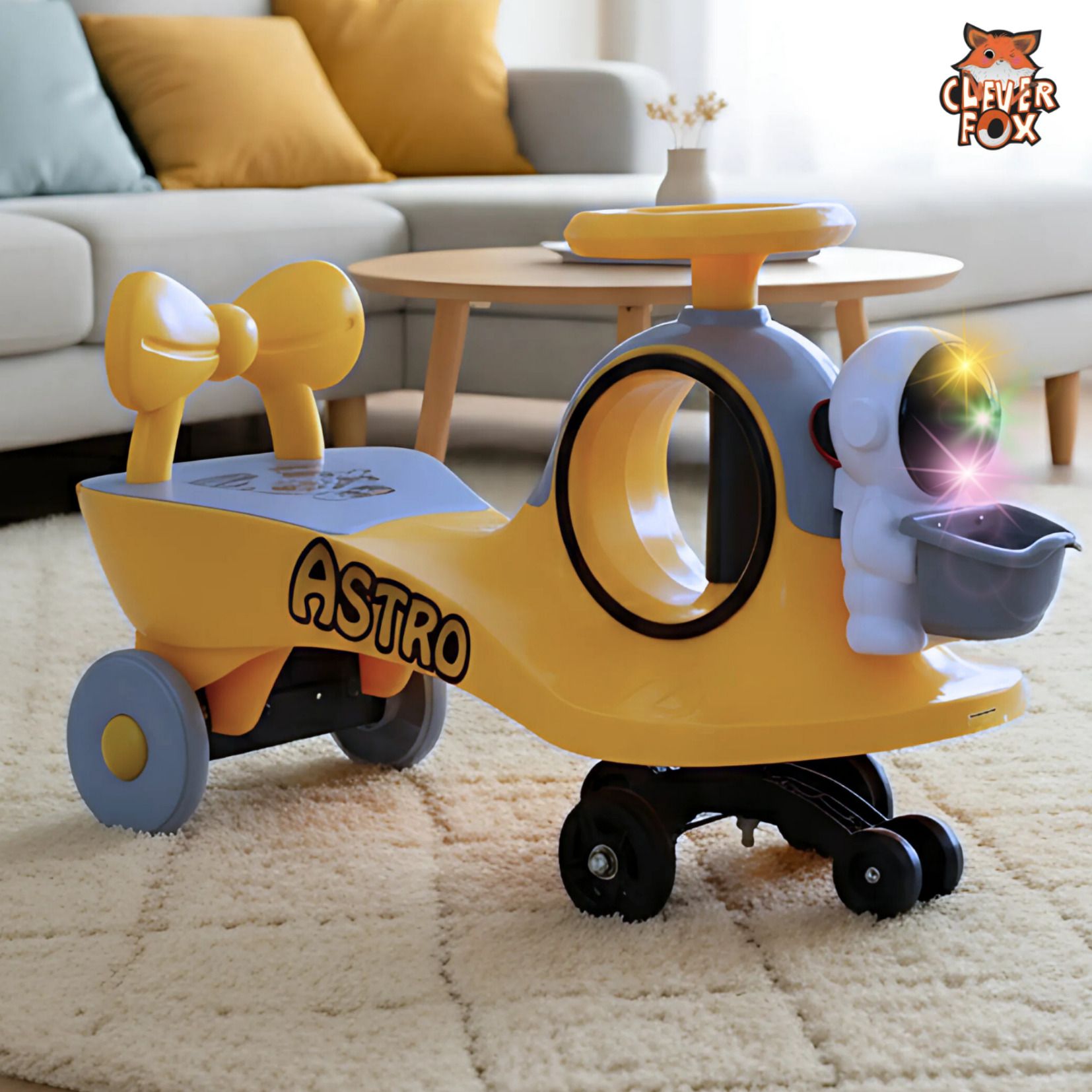 Clever Fox Rapid Swing Magic Car Rideons & Wagons Non Battery Operated Ride On-picture-16