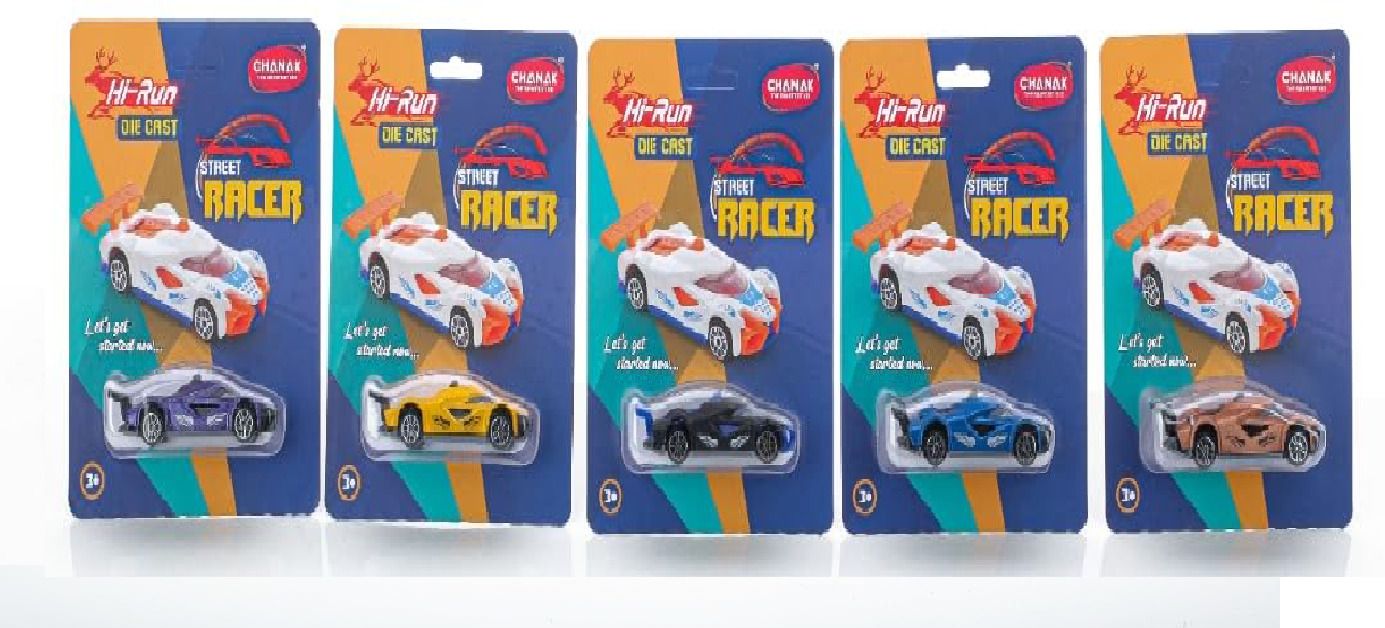 chanak Hi Run Street Racer Toy Car, Ages 3+, Two Pack Car Non Battery Operated Ride On-picture-2