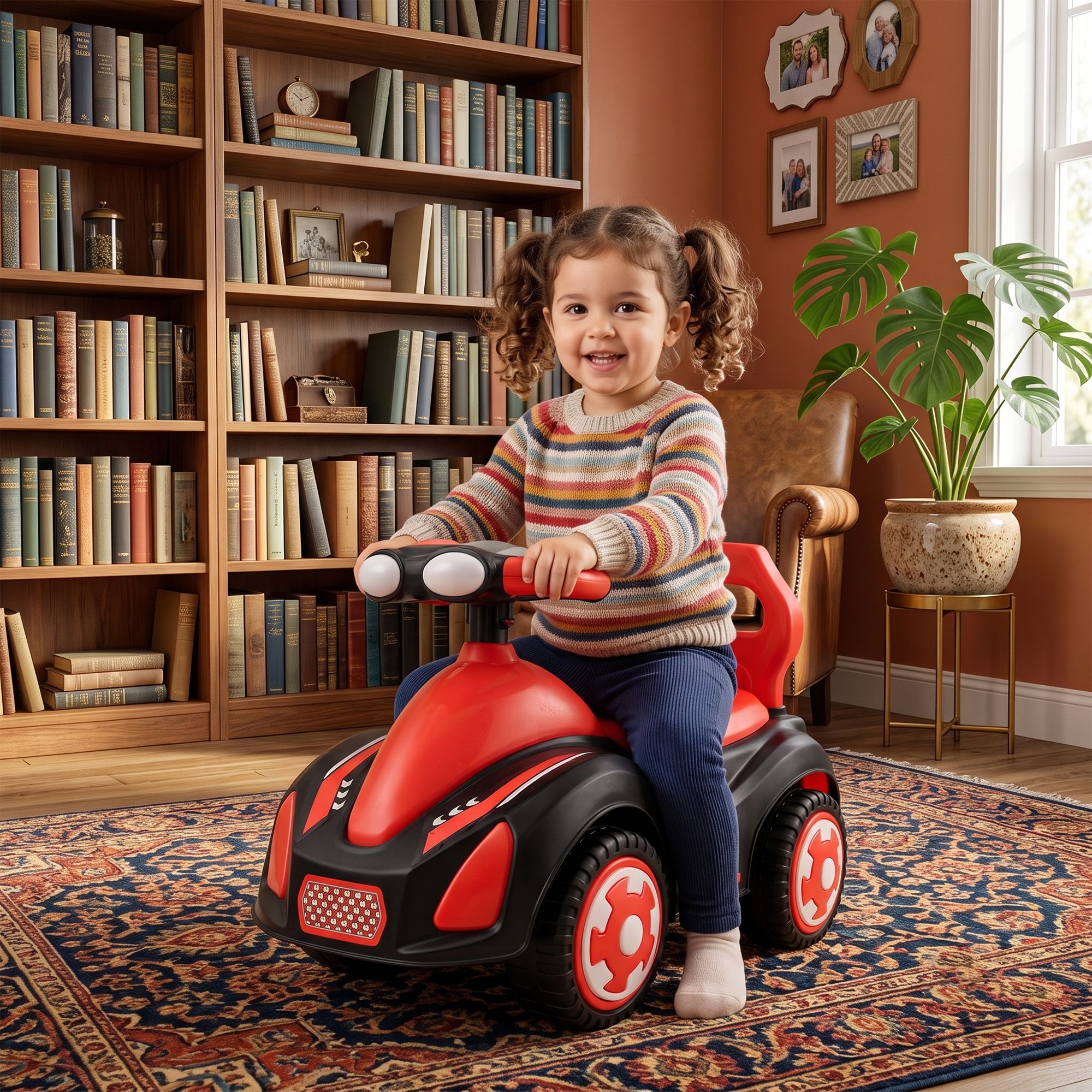 Kids Ride On Car for Toddlers | Manual Push Car Rideons & Wagons Battery Operated Ride On-image-41