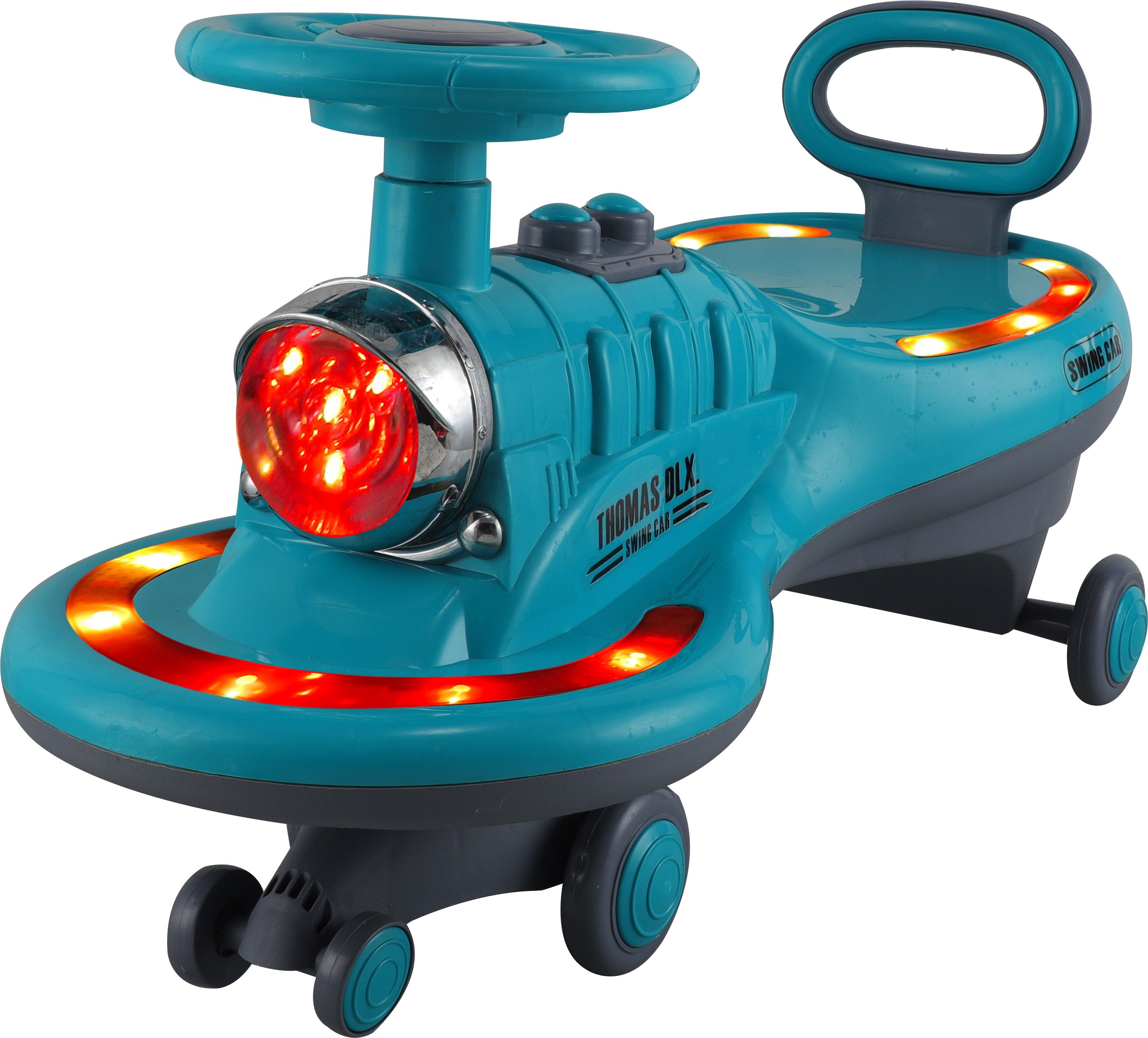 Thomas DLX Light-Up Magic Car |Toy for Kids| Lights, Music & 360° Swivel Wheels Rideons & Wagons Non Battery Operated Ride On-image-24
