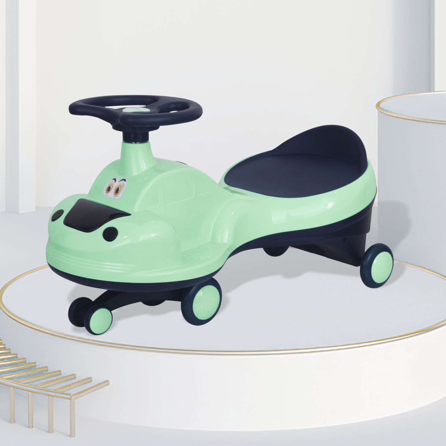 r for rabbit Iya Iya Swing Car for Kids | Scratch Free PU Wheels with ABEC7 Bearing Rideons & Wagons Non Battery Operated Ride On-picture-4
